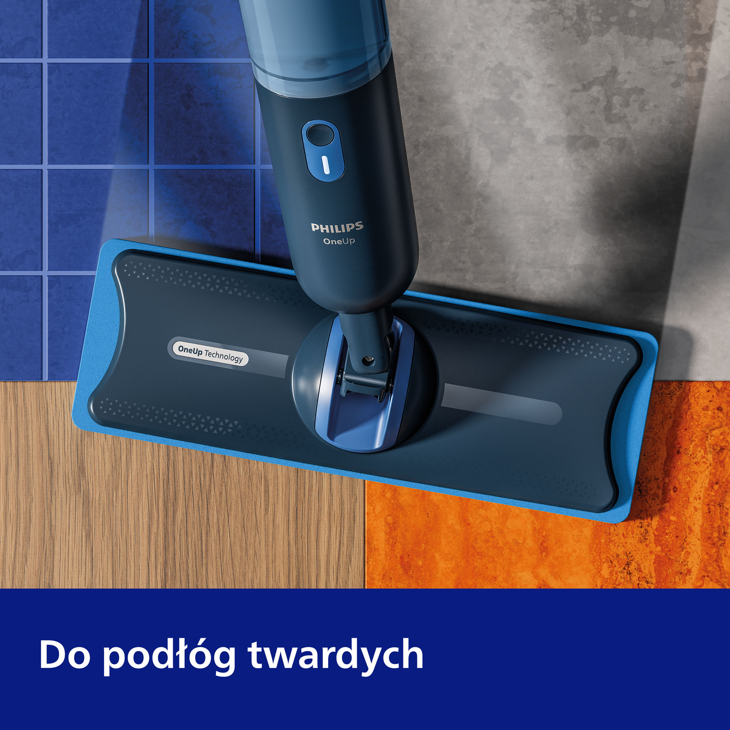 Mop elektryczny Philips OneUp XV3101/01 - 4