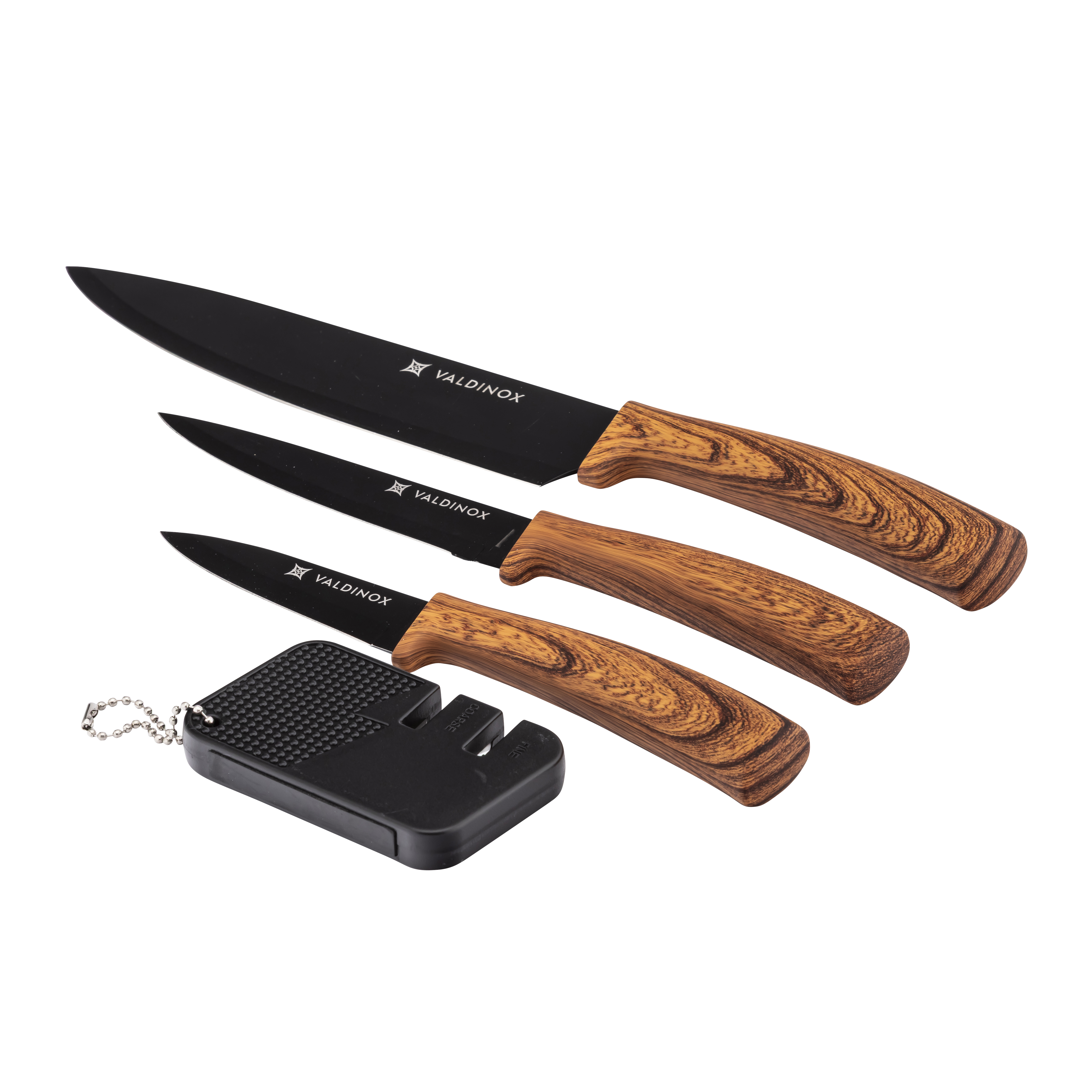 Komplet 3 noży kuchennych z ostrzałką Impact Altom Design