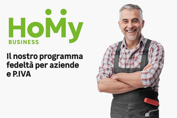 Homy Business: il nostro programma fedeltà per aziende e P.IVA