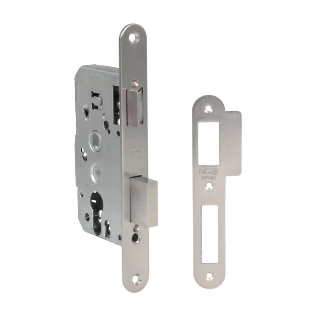 CERRADURA EMBUTIR PUERTA DE MADERA 50MM. 841/47 CROMO AMIG