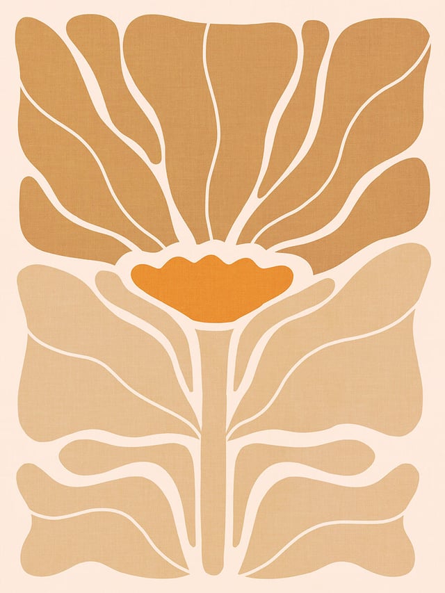 Affiche Pod pink neutral, assorti BLUE ART l.30 x H.40 cm