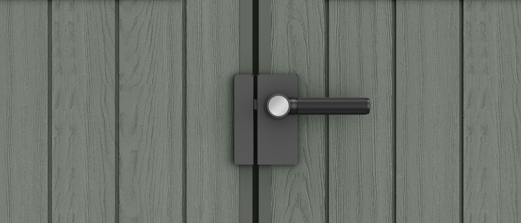 Casetta da giardino KETER Darwin in polipropilene verde con porta battente semplice, superficie interna 2 m² e spessore parete 16 mm, con pavimento - 4