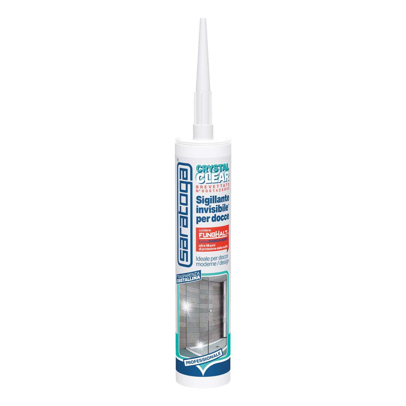 Silicone sigillante SARATOGA Crystal Clear  trasparente 310 ml - 2