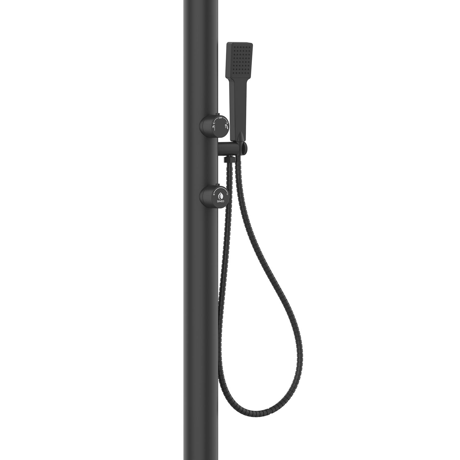 Ducha para piscina SINED de aluminio - 5