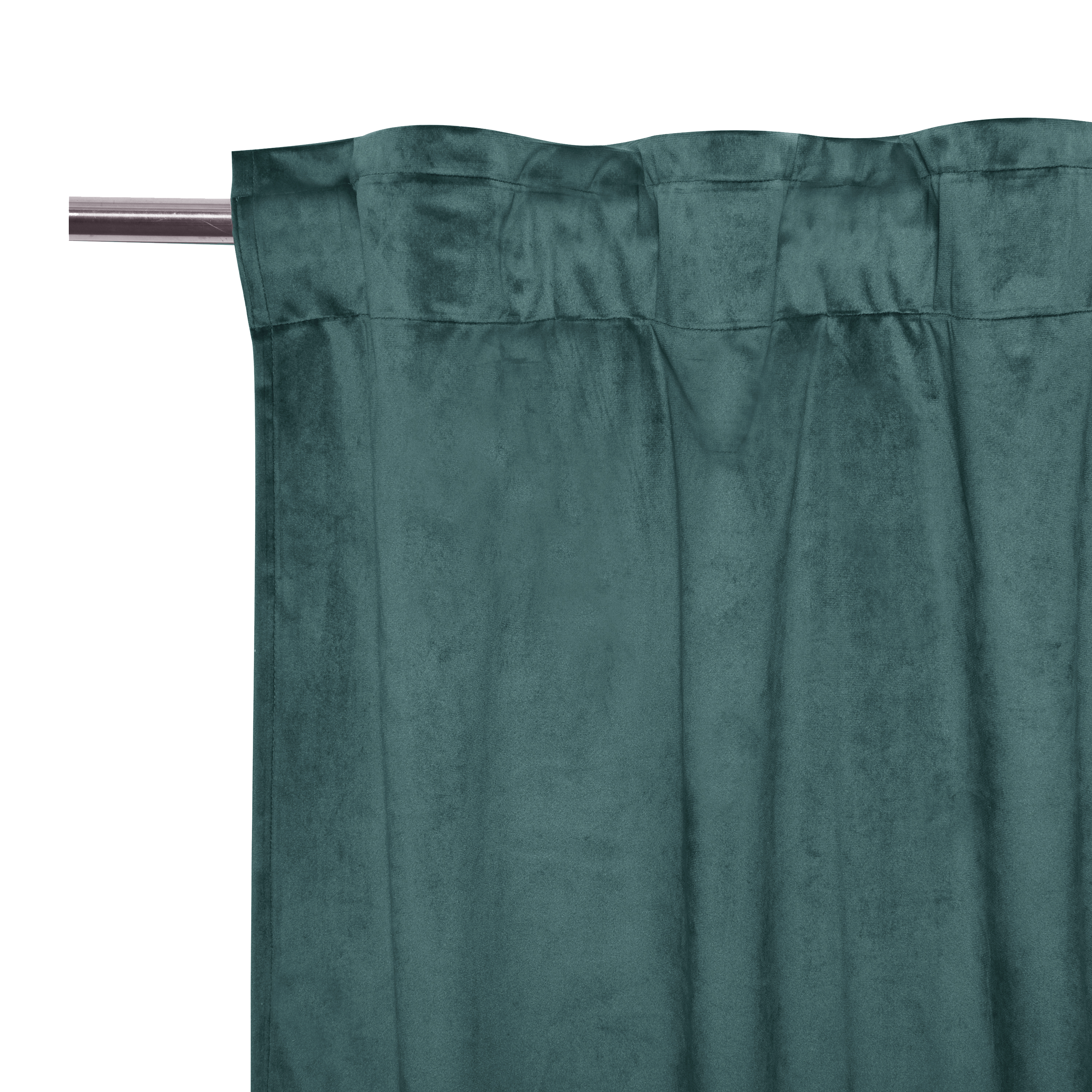 Zasłona welurowa Tony niebieska 200 x 280 cm na taśmie Inspire - 10