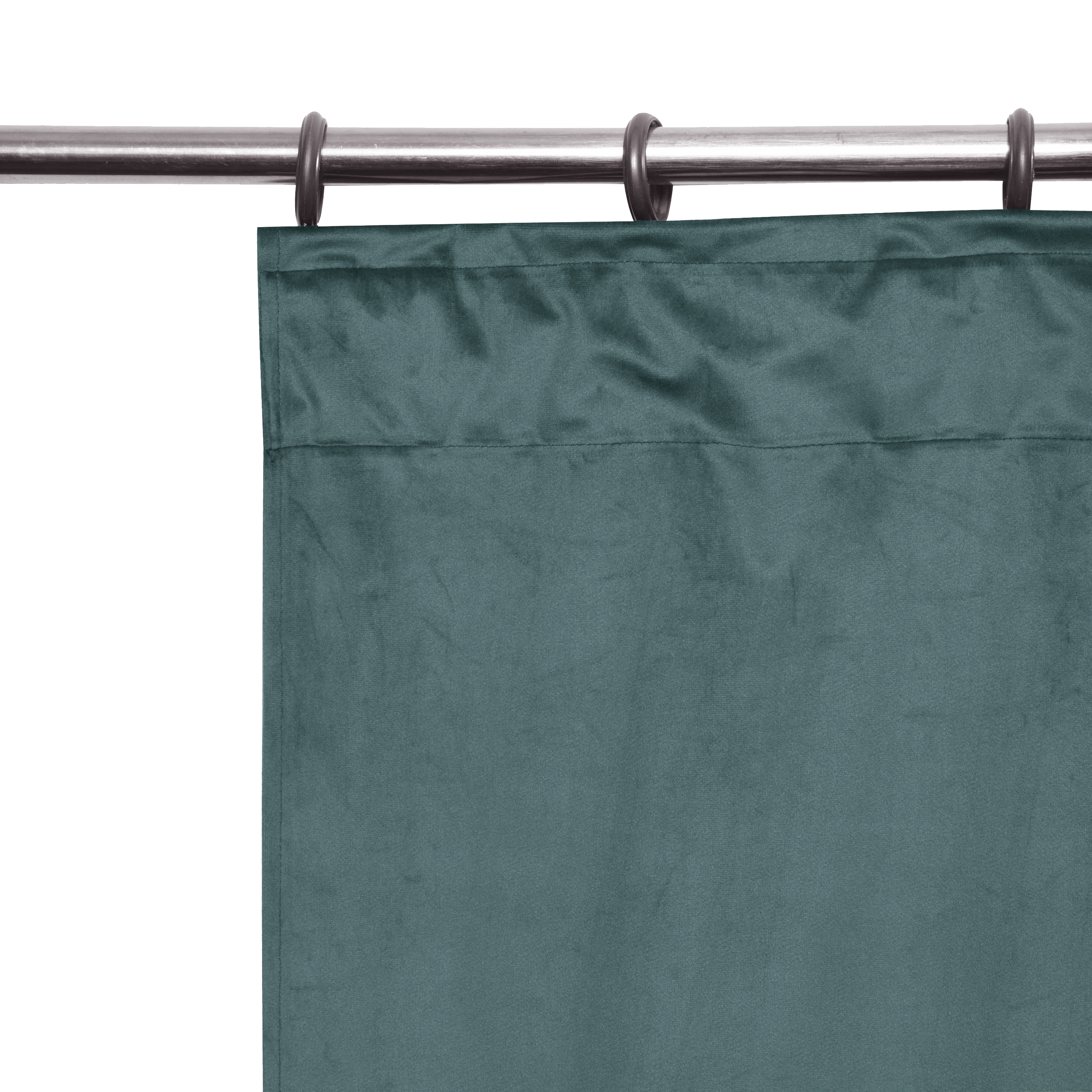 Zasłona welurowa Tony niebieska 200 x 280 cm na taśmie Inspire - 7