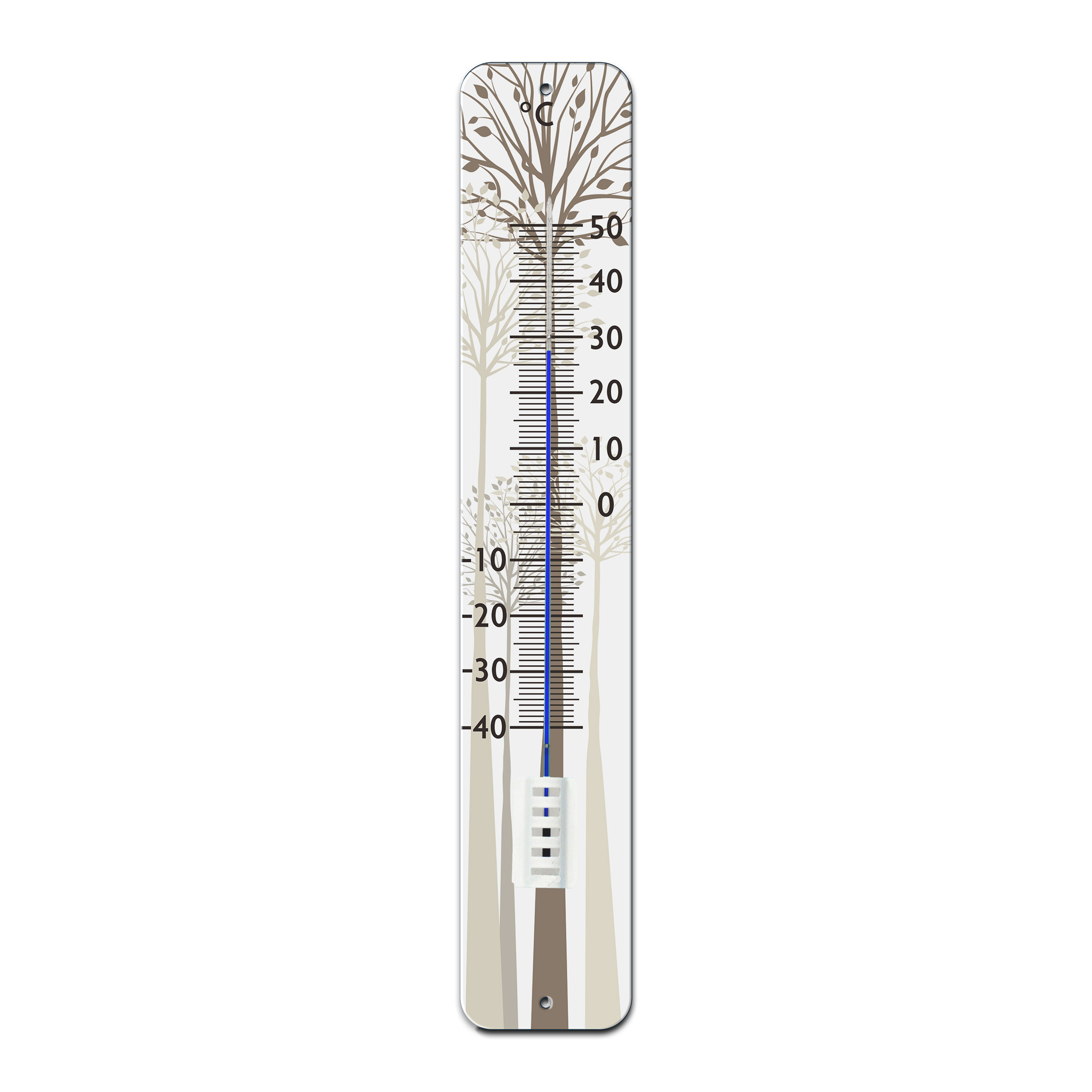 Thermomètre intérieur ou extérieur déco 45 cm - 3