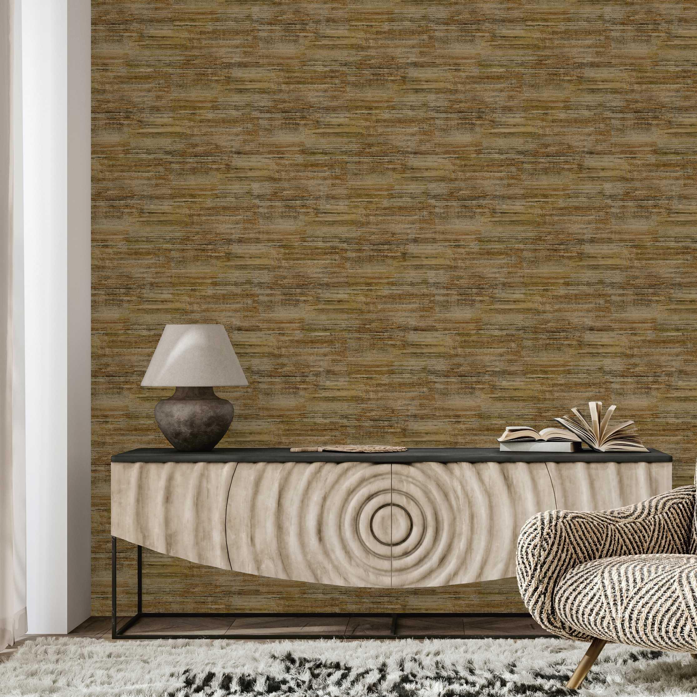 Papier peint intissé Couleurs et Matières Sillon Aqua Paille Leroy Merlin — free download