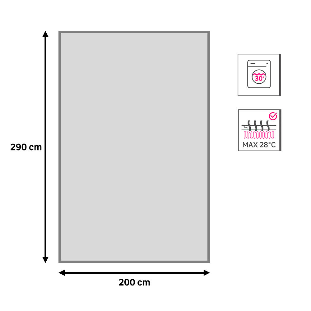 Tapete liso TOUCH 200X290CM BEGE CLARO 056 - 4