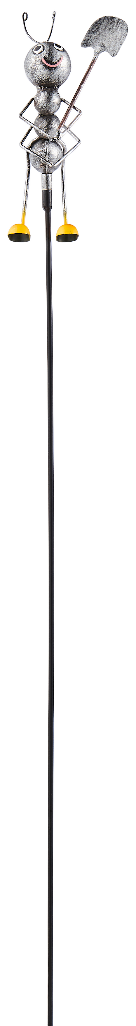 Podpora do roślin metalowa 83 cm dekoracyjna mrówka czarna Nortene