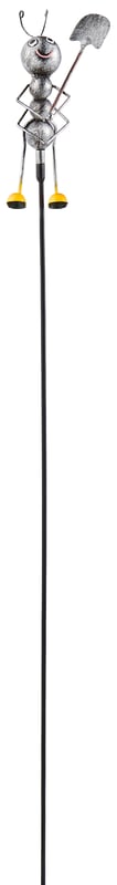 Podpora do roślin metalowa 83 cm dekoracyjna mrówka czarna Nortene
