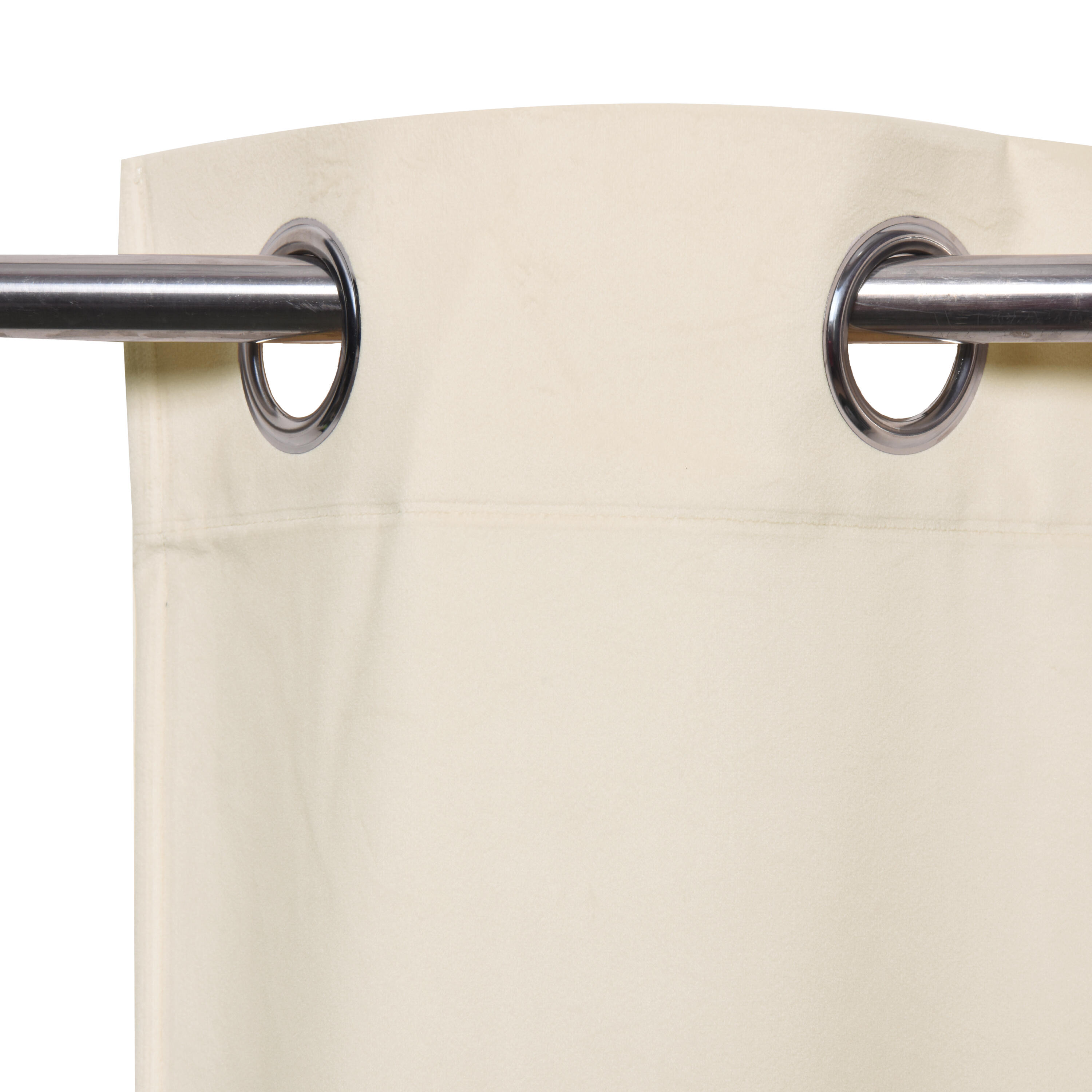 Zasłona welurowa Tony kremowa 140 x 280 cm na przelotkach Inspire - 4