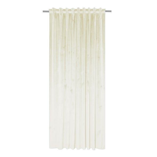 Zasłona welurowa Tony kremowa 200 x 280 cm na taśmie Inspire