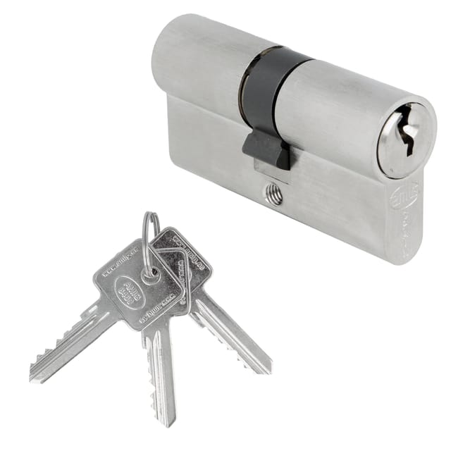 CILINDRO 30X40MM SERRETA LEVA 13MM 9470 CROMO AMIG - 1