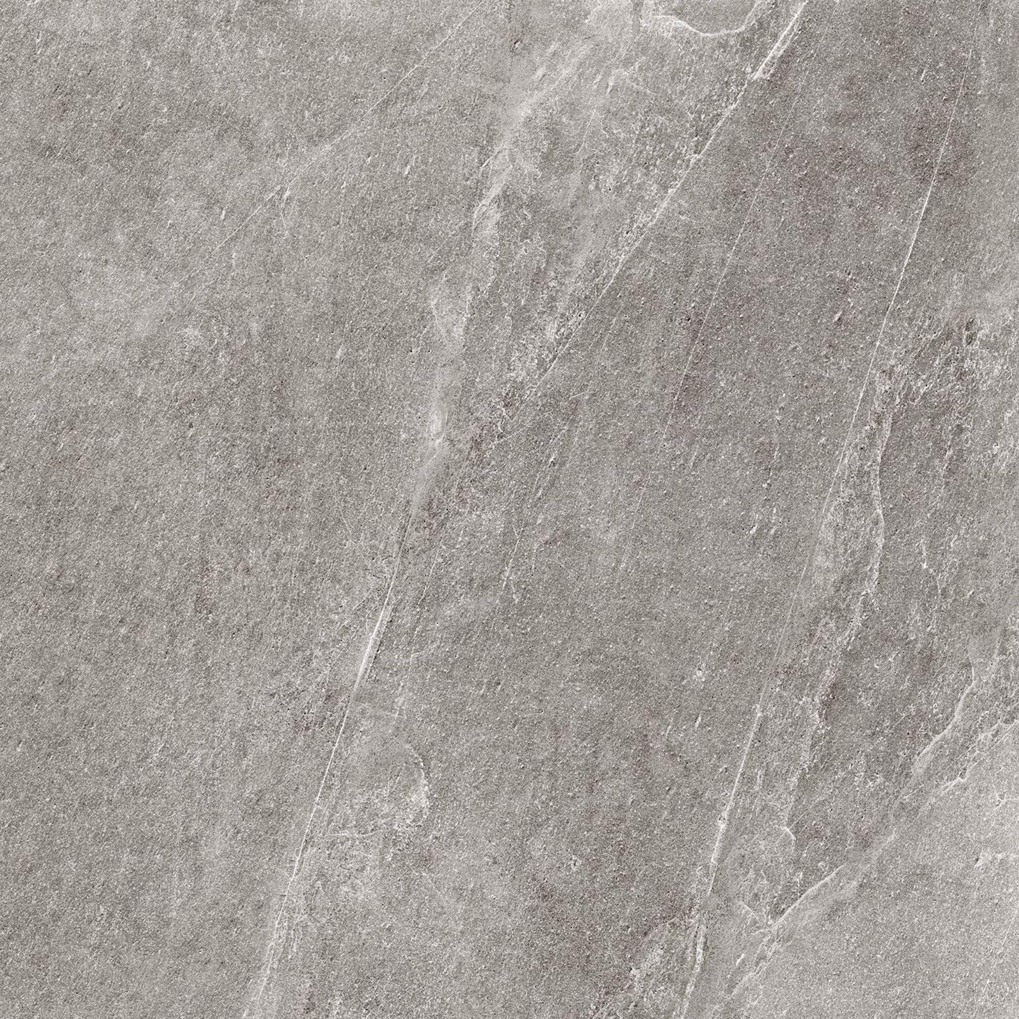 Suelo porcelánico ardesia efecto piedra gris 60x60 cm c3 saloni