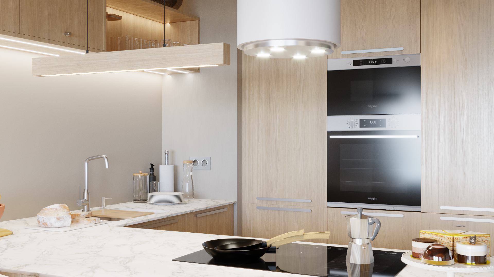 Lampa wisząca Teo drewno LED Tk Lighting - 6