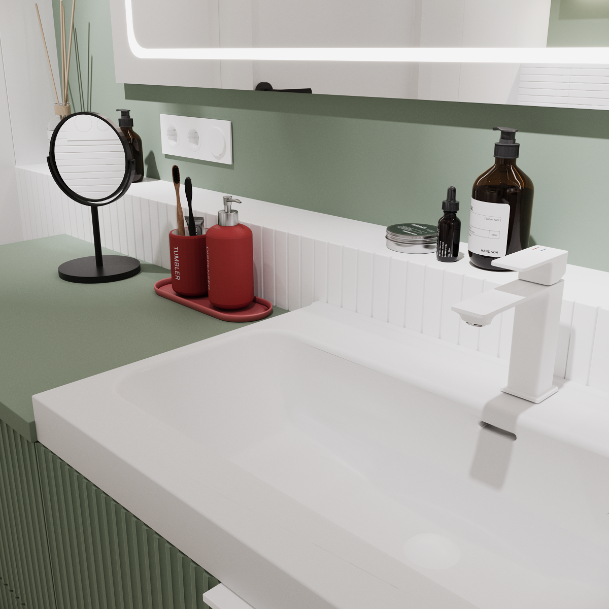 Włącznik pojedynczy Ardea Biały LEXMAN - 3