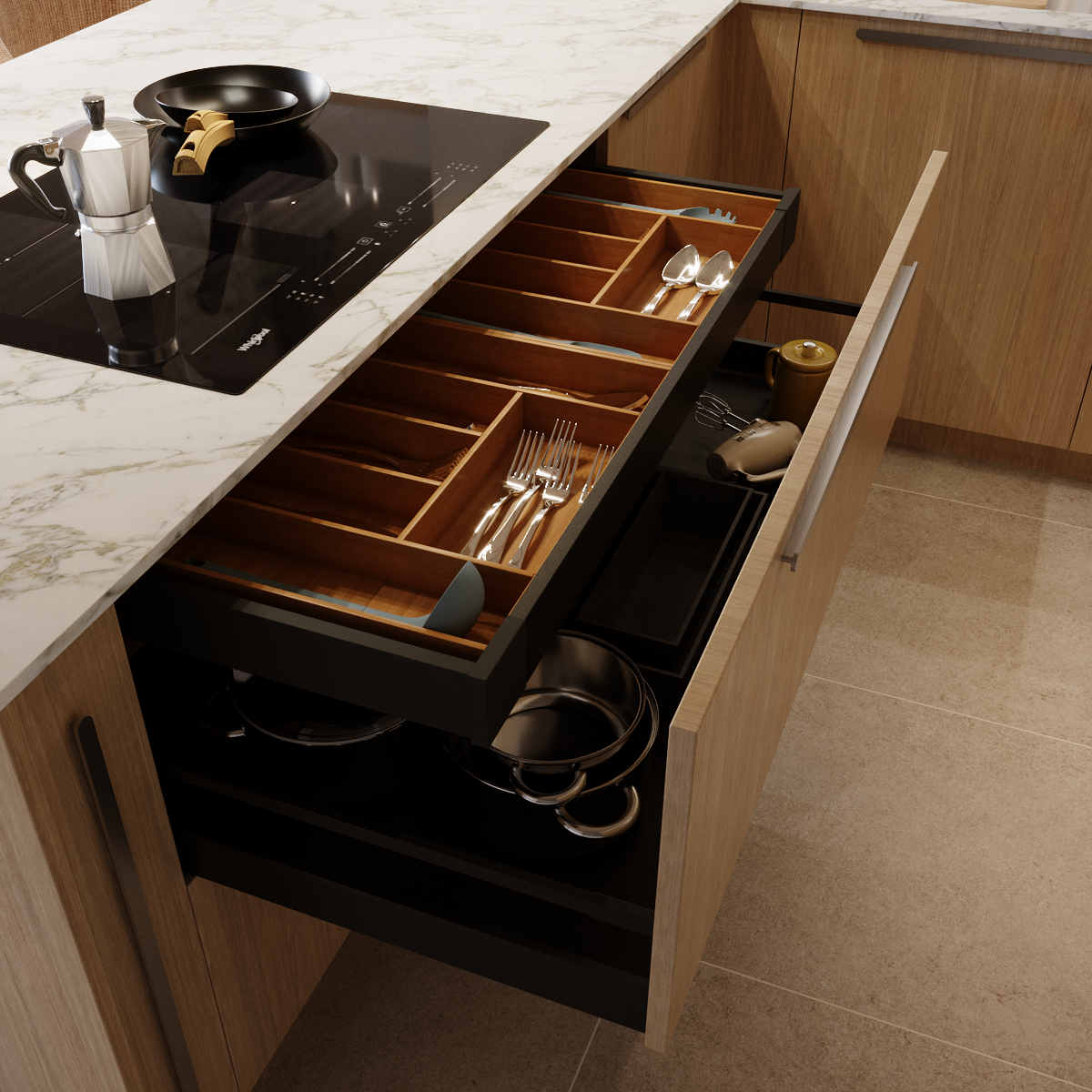 Kawiarka aluminiowa Mocca 150 ml Domotti - 2