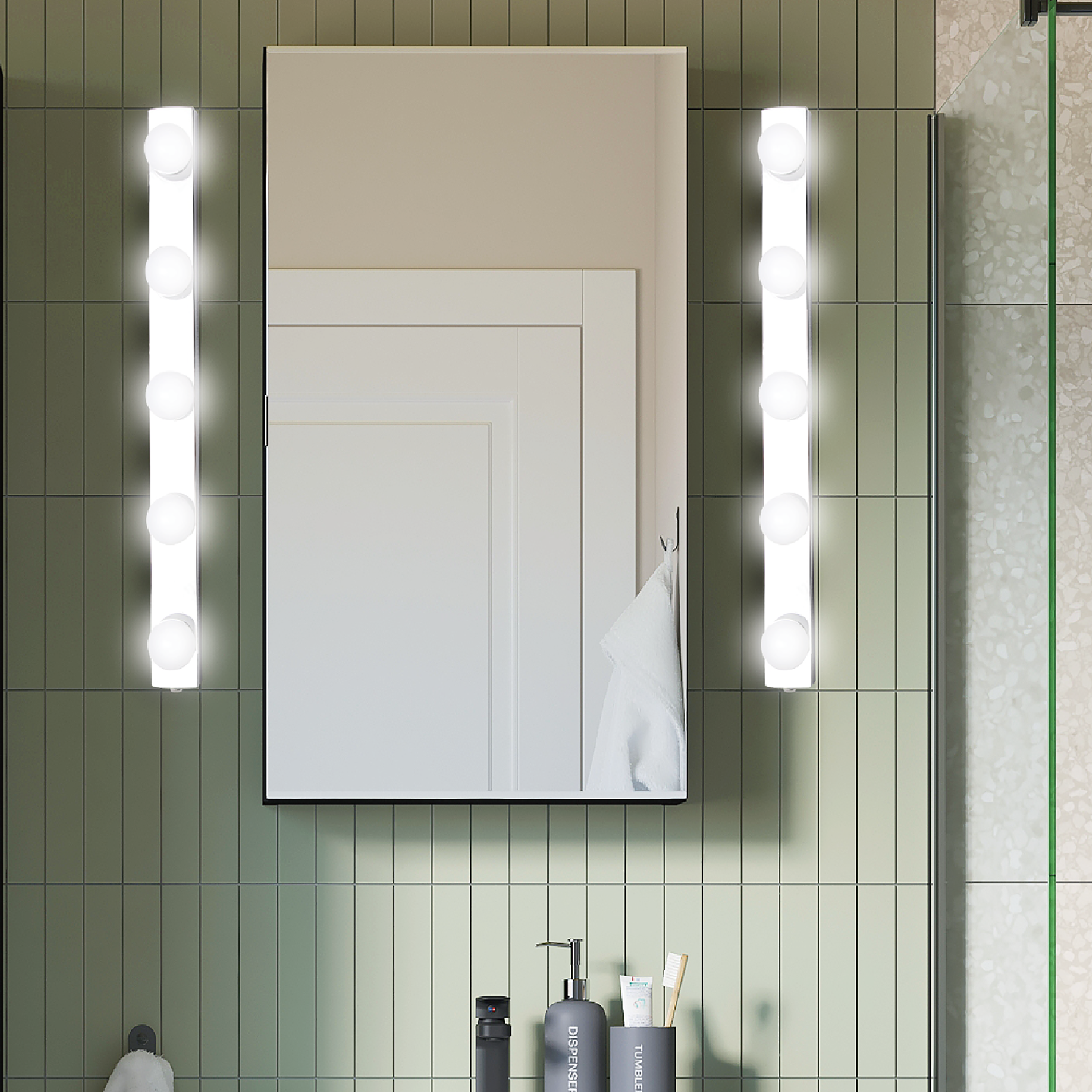 Aplique LED 1550lm 60cm cromado Inspire Lizz - 3
