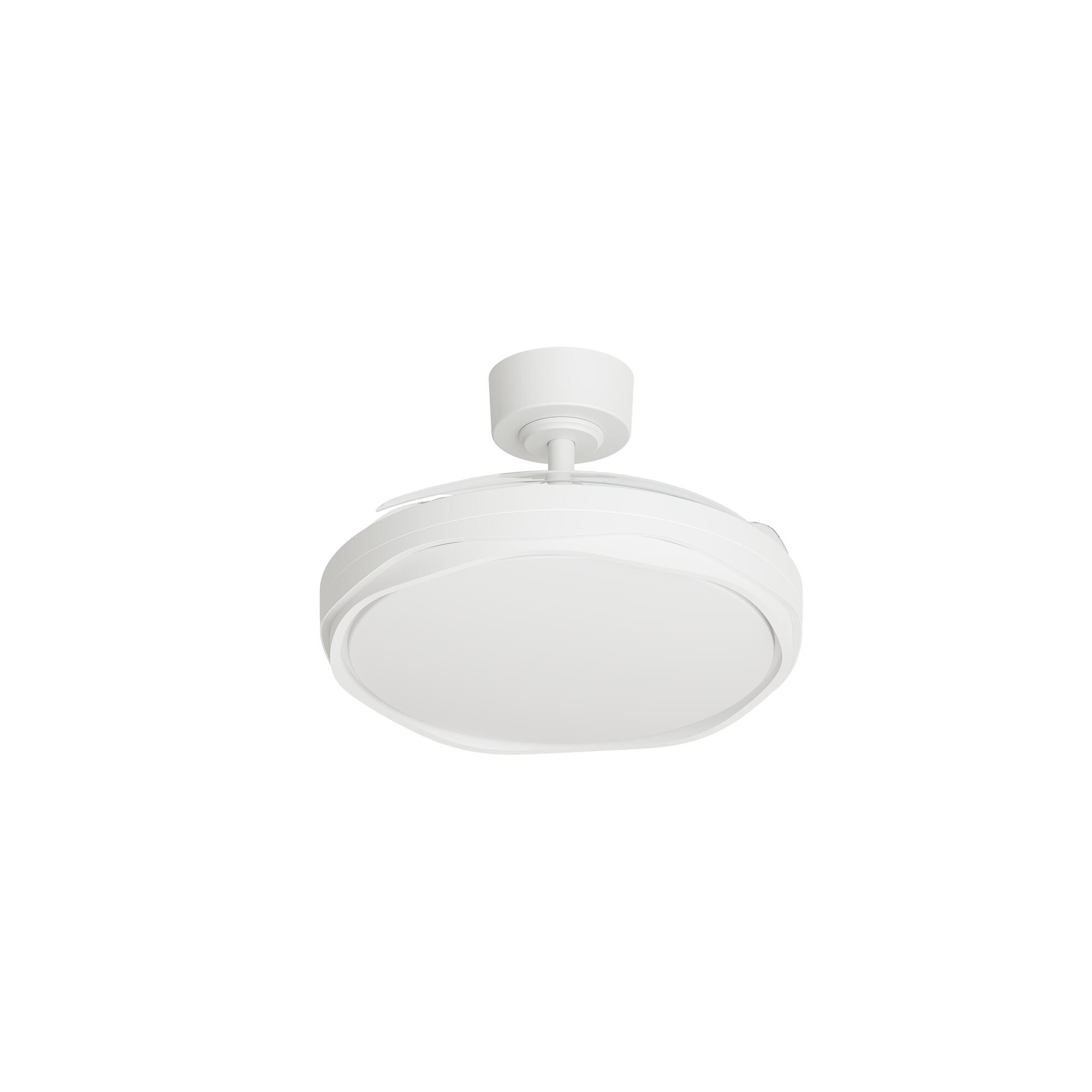 Ventilador de techo con luz silencioso DC con mando Arte Confort Luni M blanco 107 cm invierno/verano color luz regulable - 2