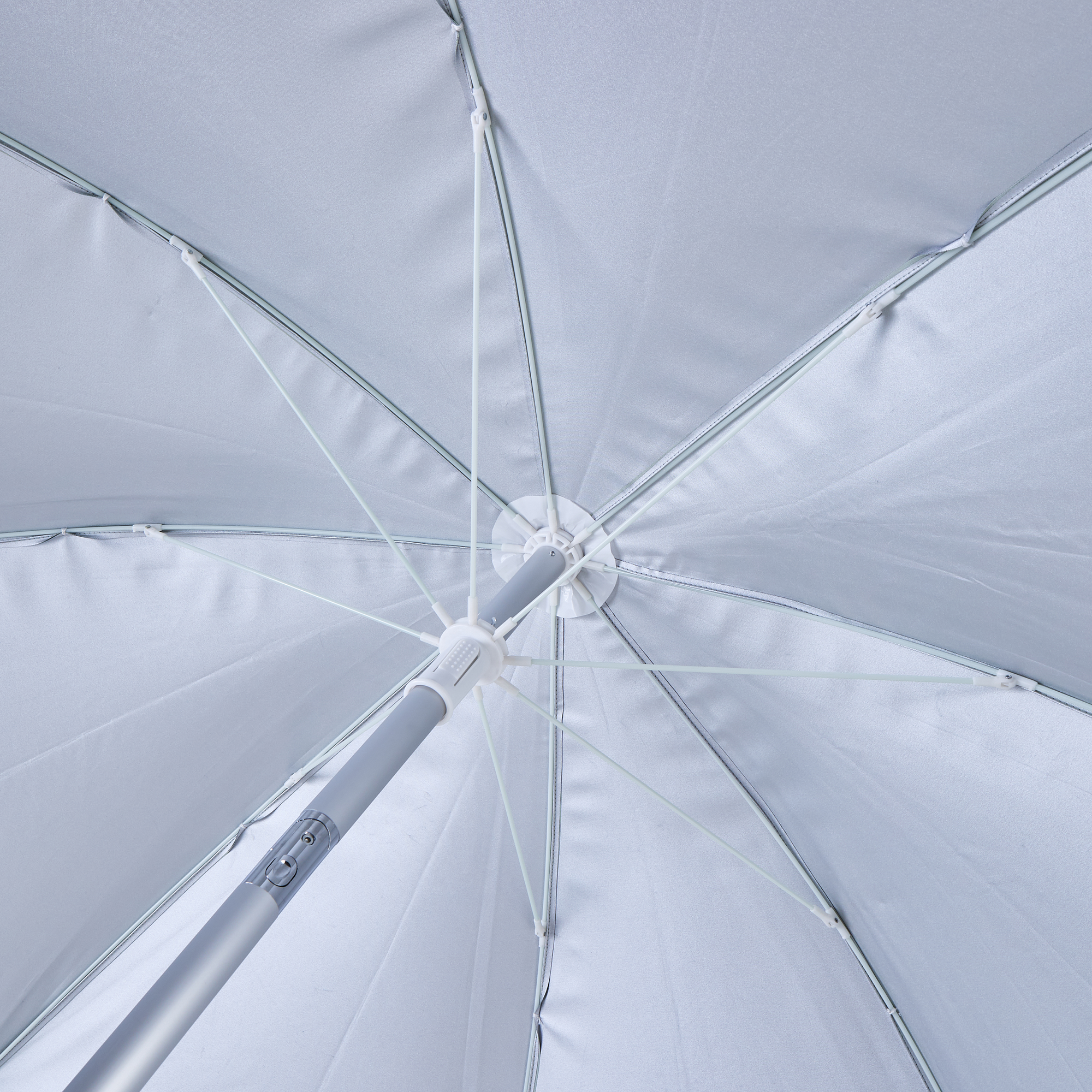 Konstrukcja stelaża parasola plażowego.