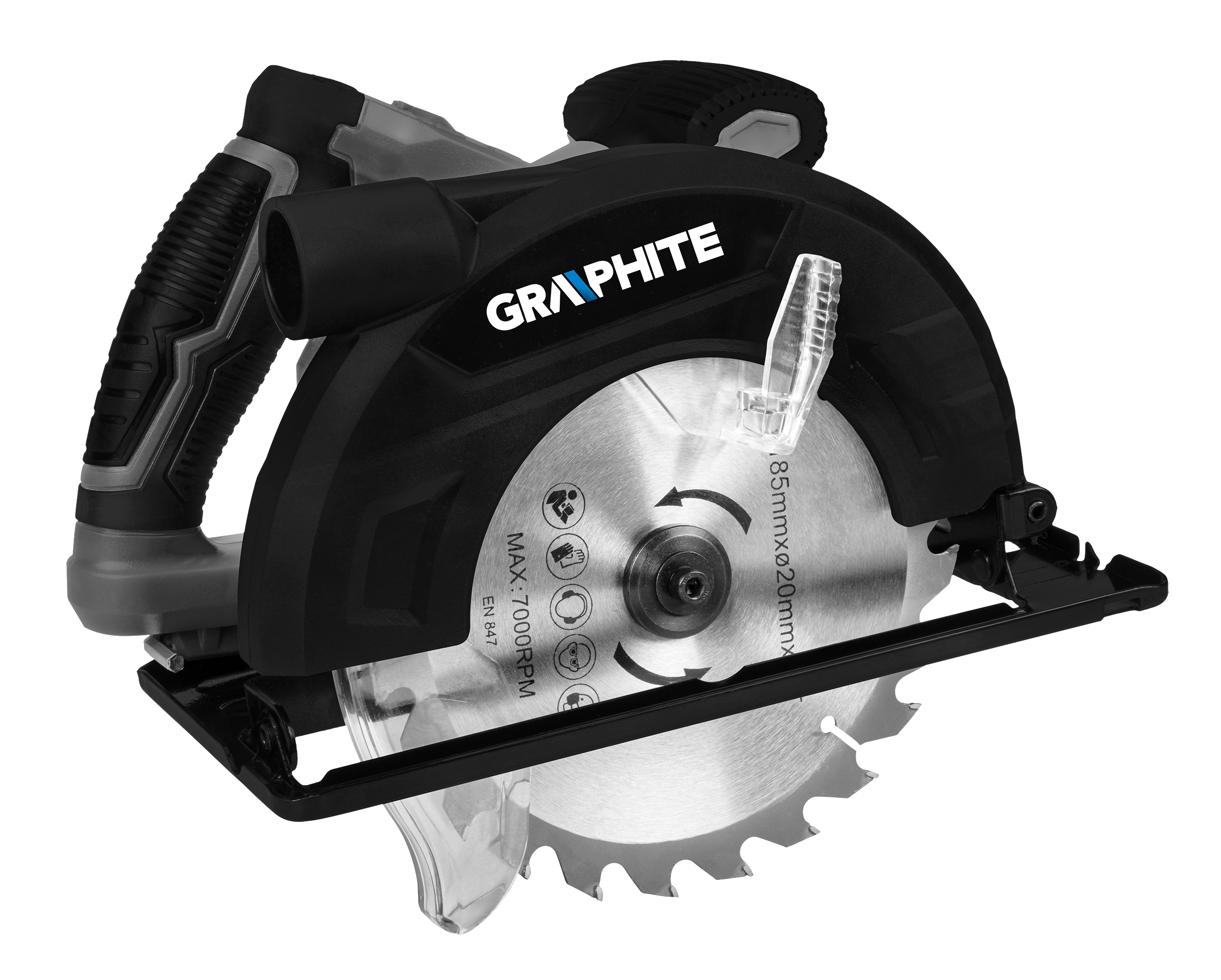 Pilarka tarczowa przewodowa 1200 W 185/20 mm 58G489 GRAPHITE