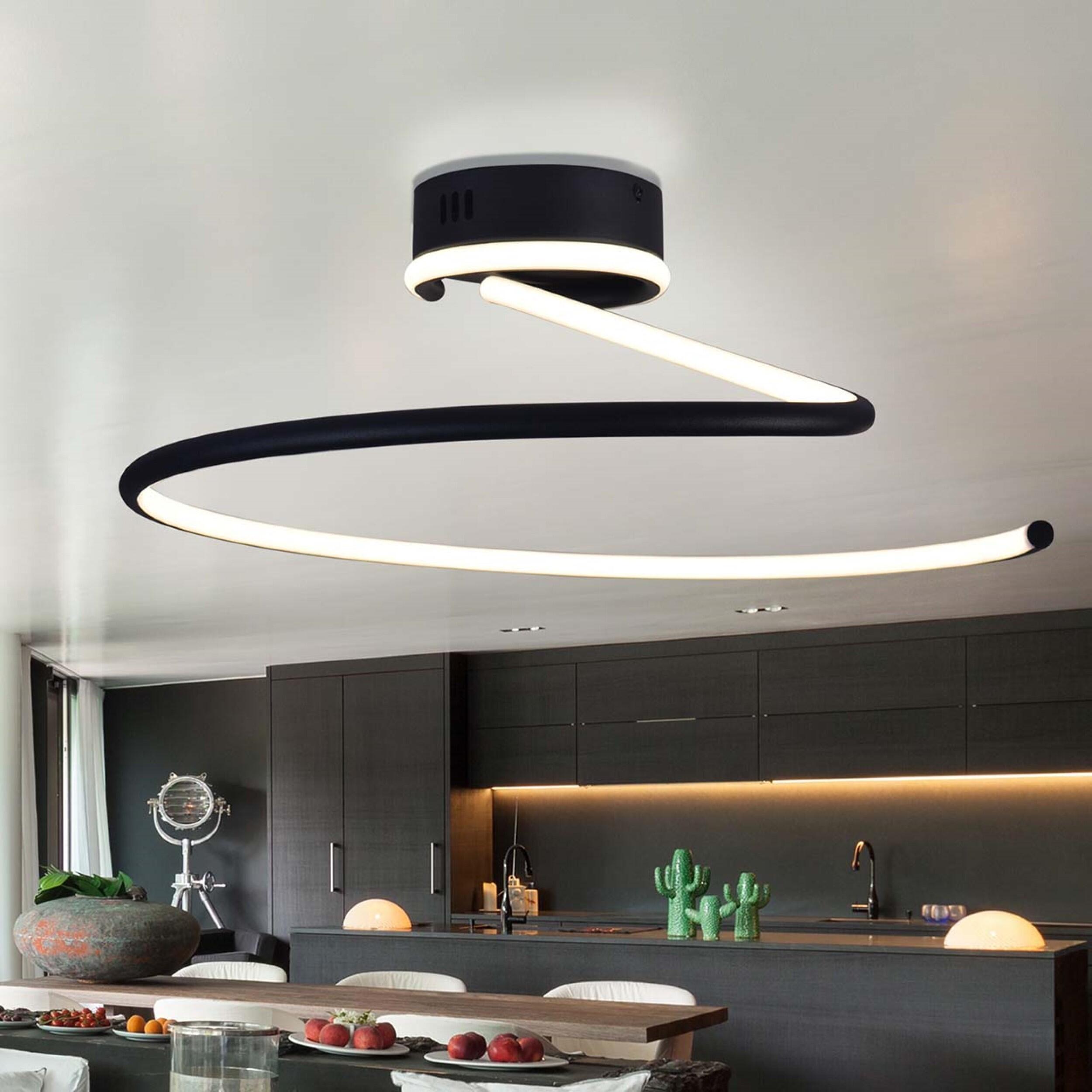 Lampa sufitowa Diuna LED 4880LM 34W czarna GOLDLUX - 2