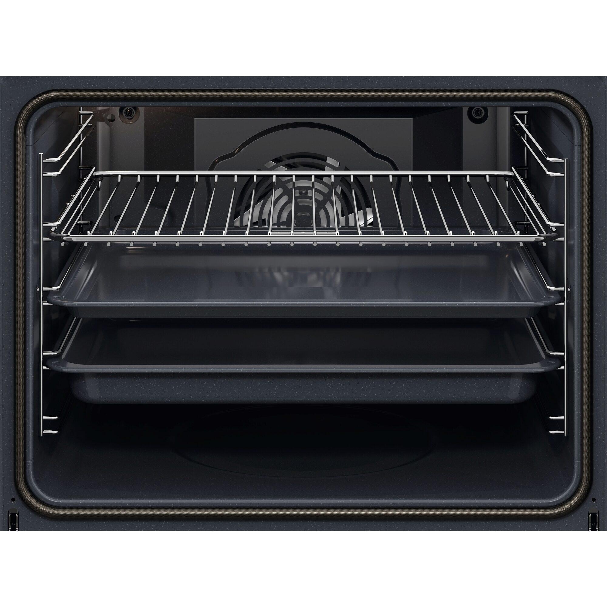 Forno de encastrar multifunções 72 L 59X56X65 cm cinza AEG NBU5P41SM - 3