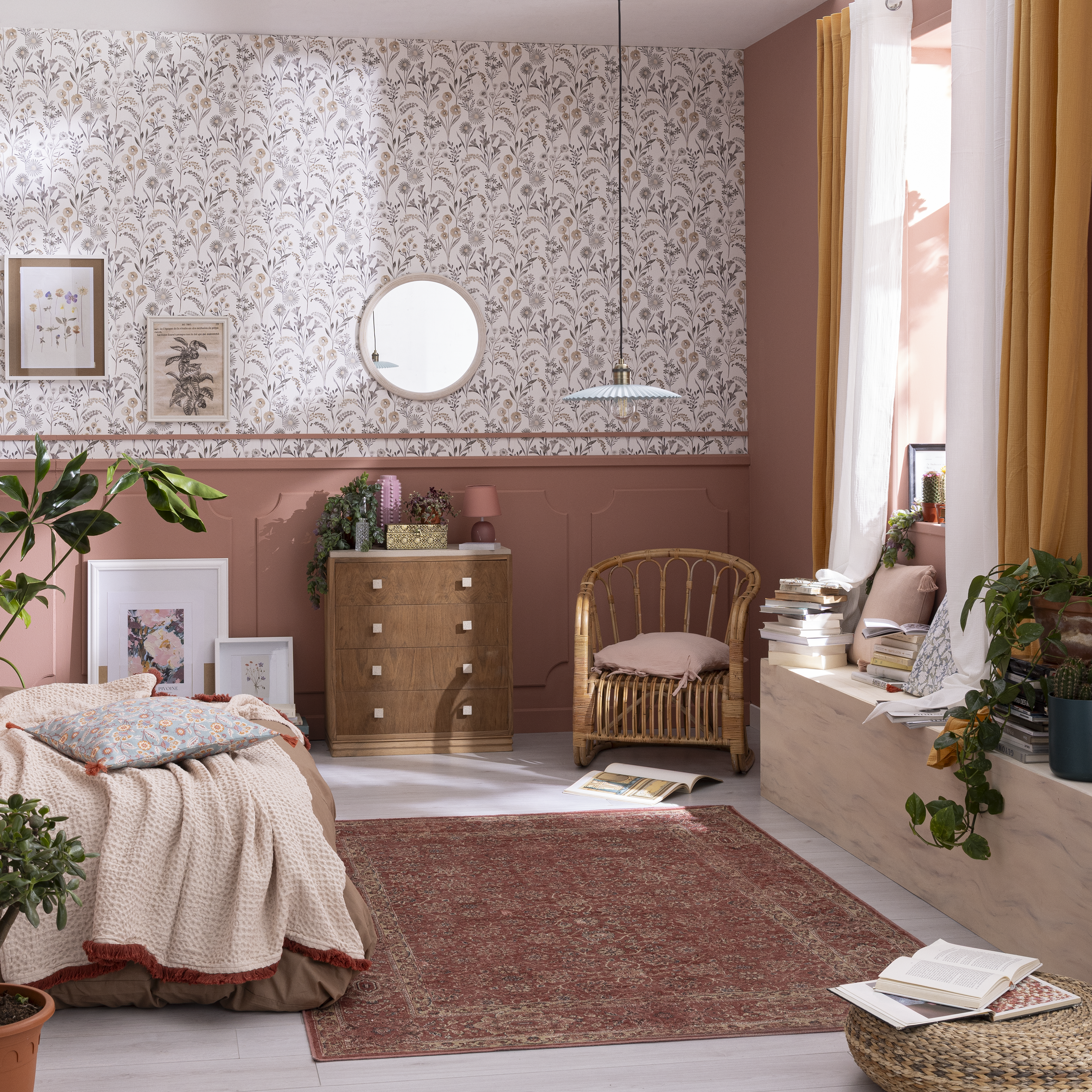 Tenda INSPIRE Suzan jane 4 giallo, occhiello 140x280 cm - 3