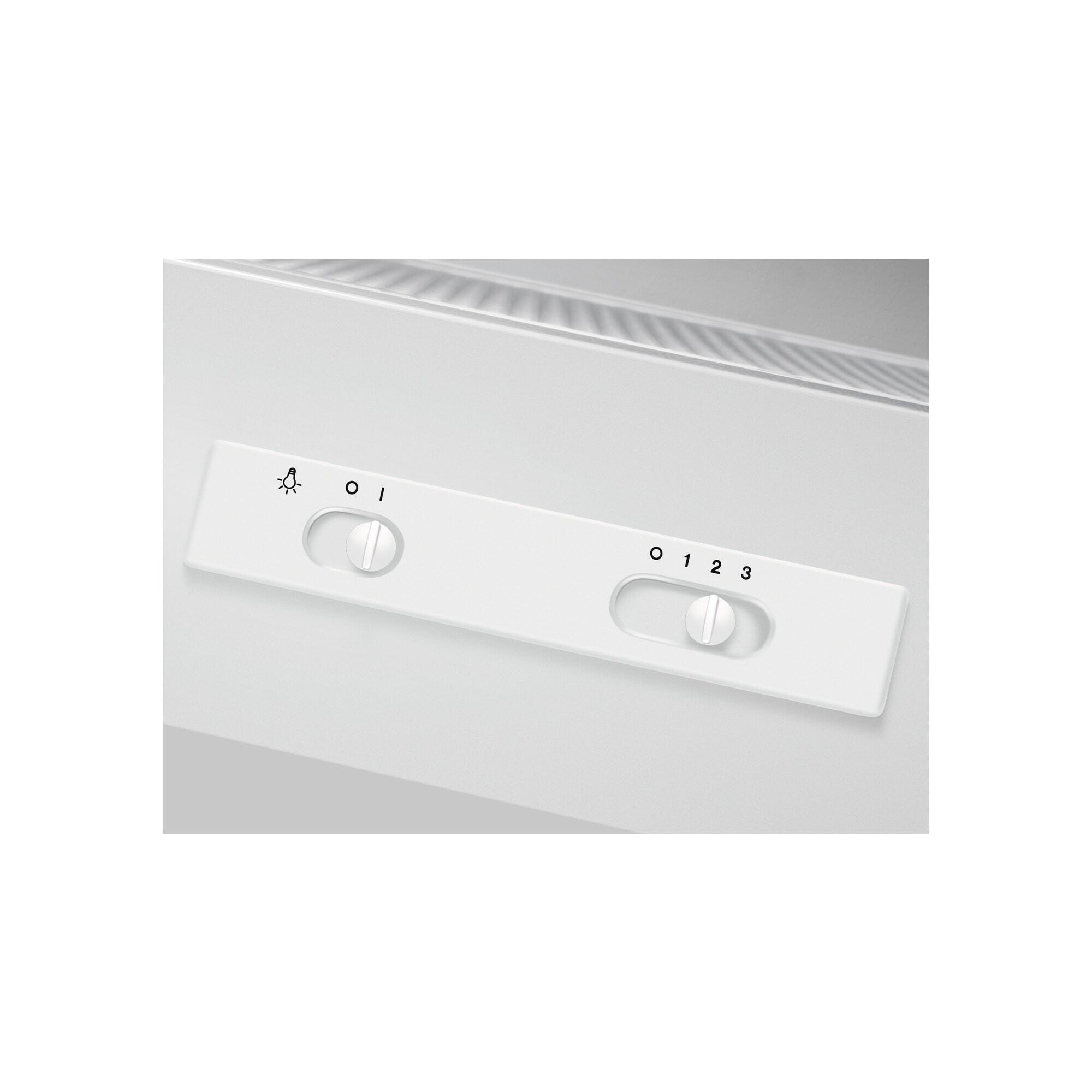 Hotte casquette L59.8 cm ELECTROLUX EFU216W blanc - 4