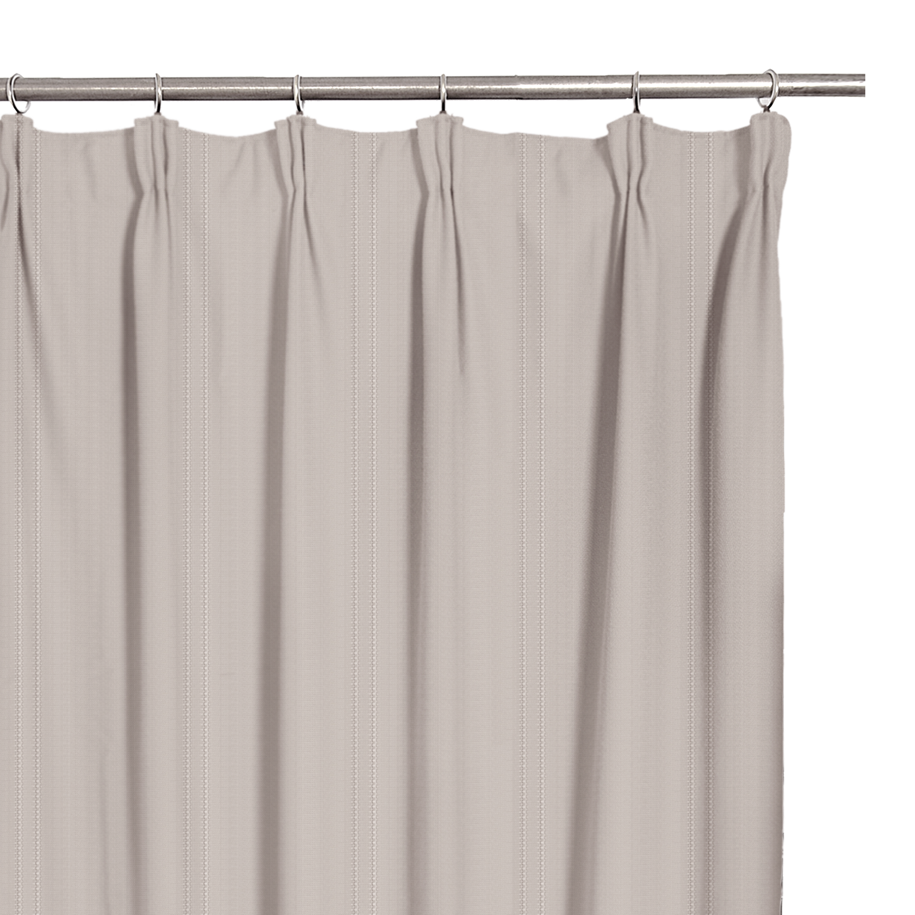 Cortinado fita e/ou presilha Aranjuez 200x280cm bege Inspire - 5