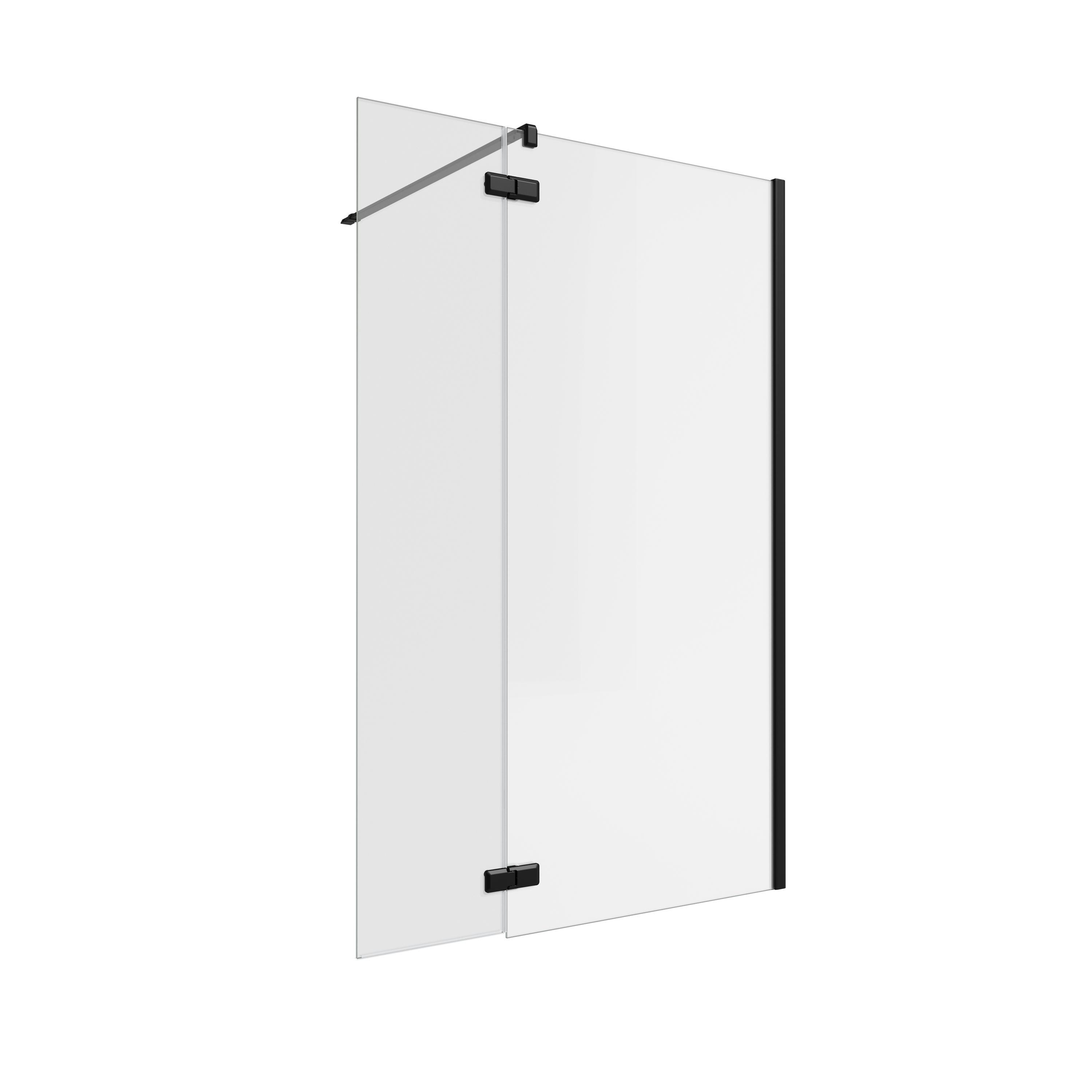Painel de duche SENSEA NEO 130(90+40)X200CM PRETO - 13