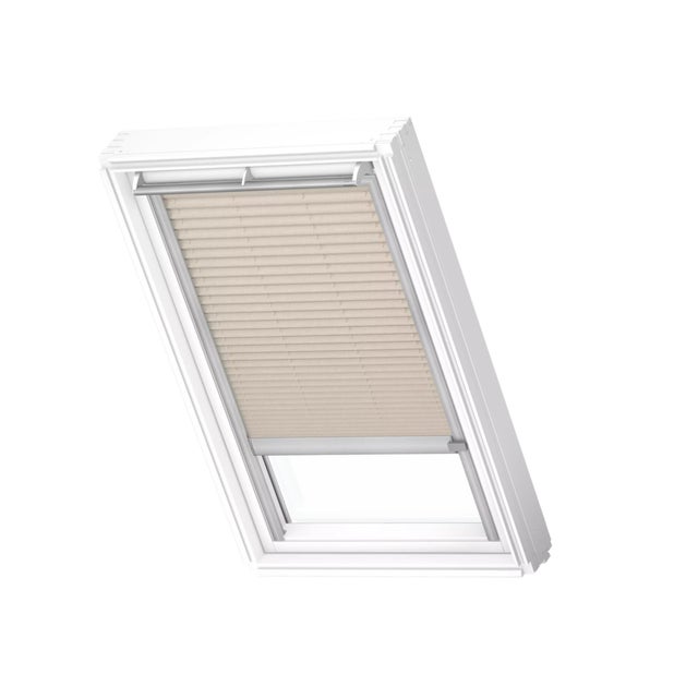 Cortina plisada solar VELUX FSL FK08 1259K gris/plata 140x66cm