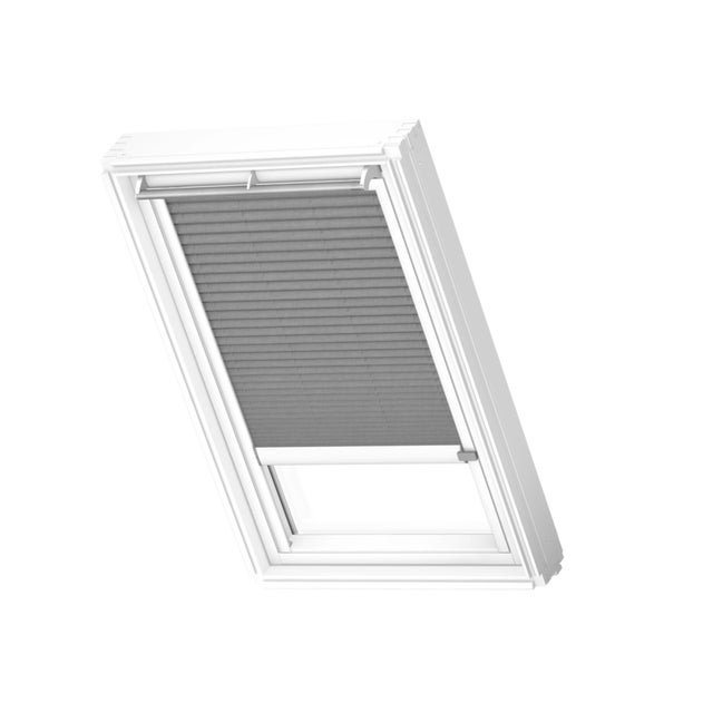 Cortina plisada solar VELUX FSL SK06 1282KWL blanco 118x114 cm