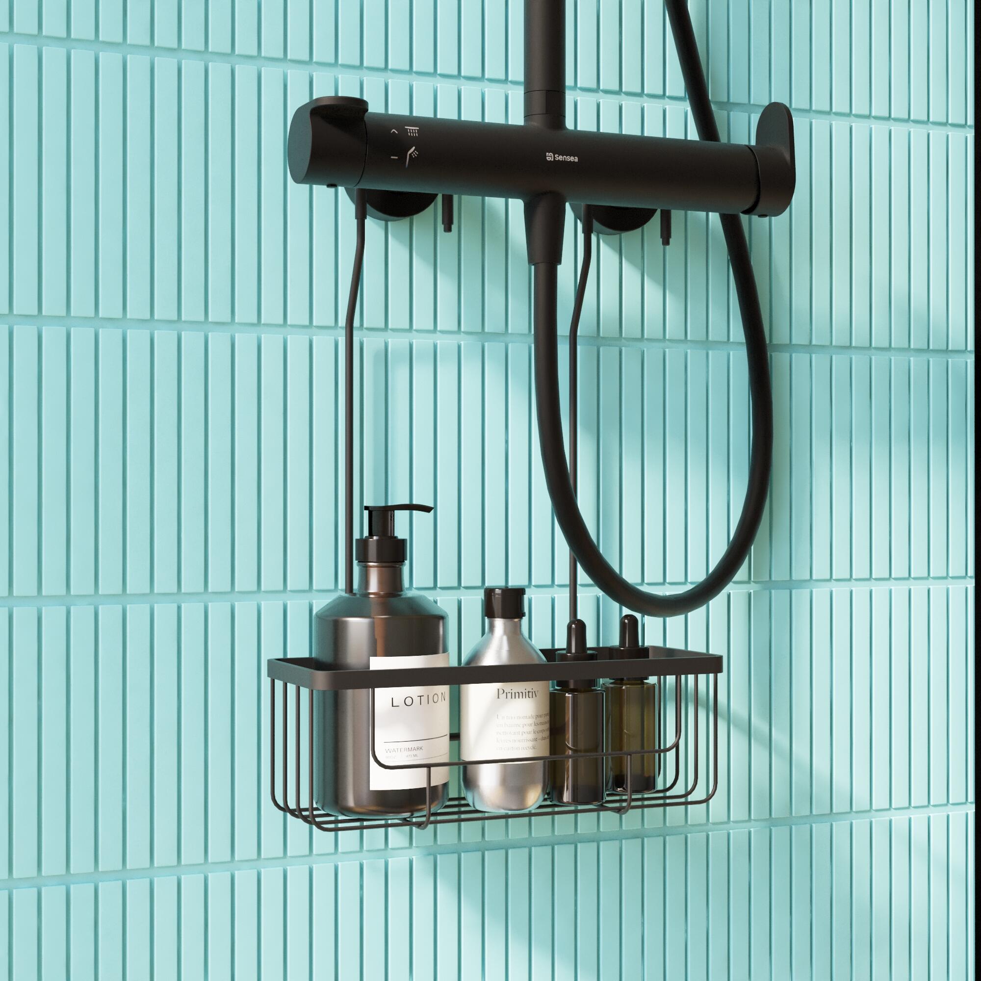 Cesto de duche para torneira preto Essential Sensea - 4