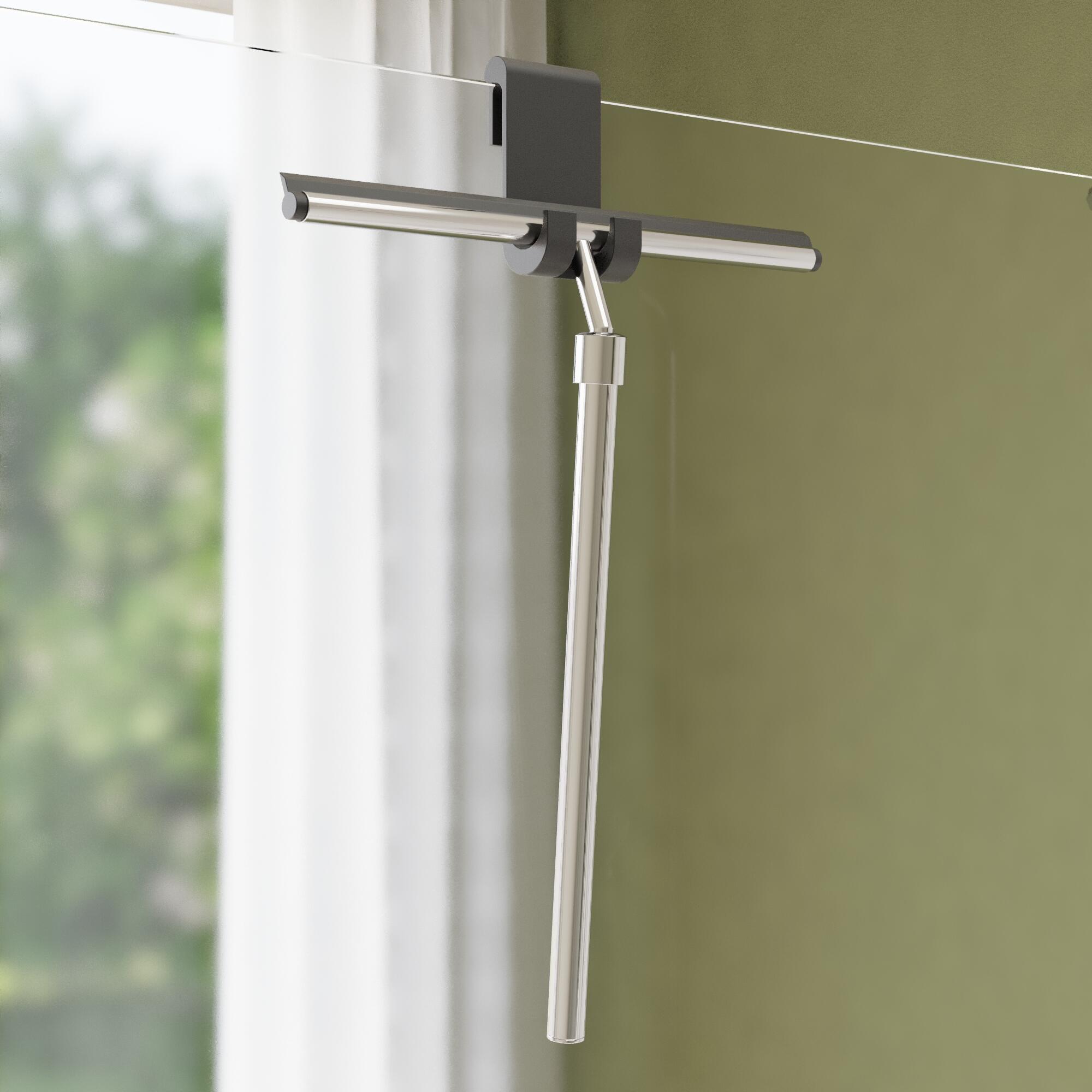 Raclette pour porte de douche à suspendre Remix chrome - 2