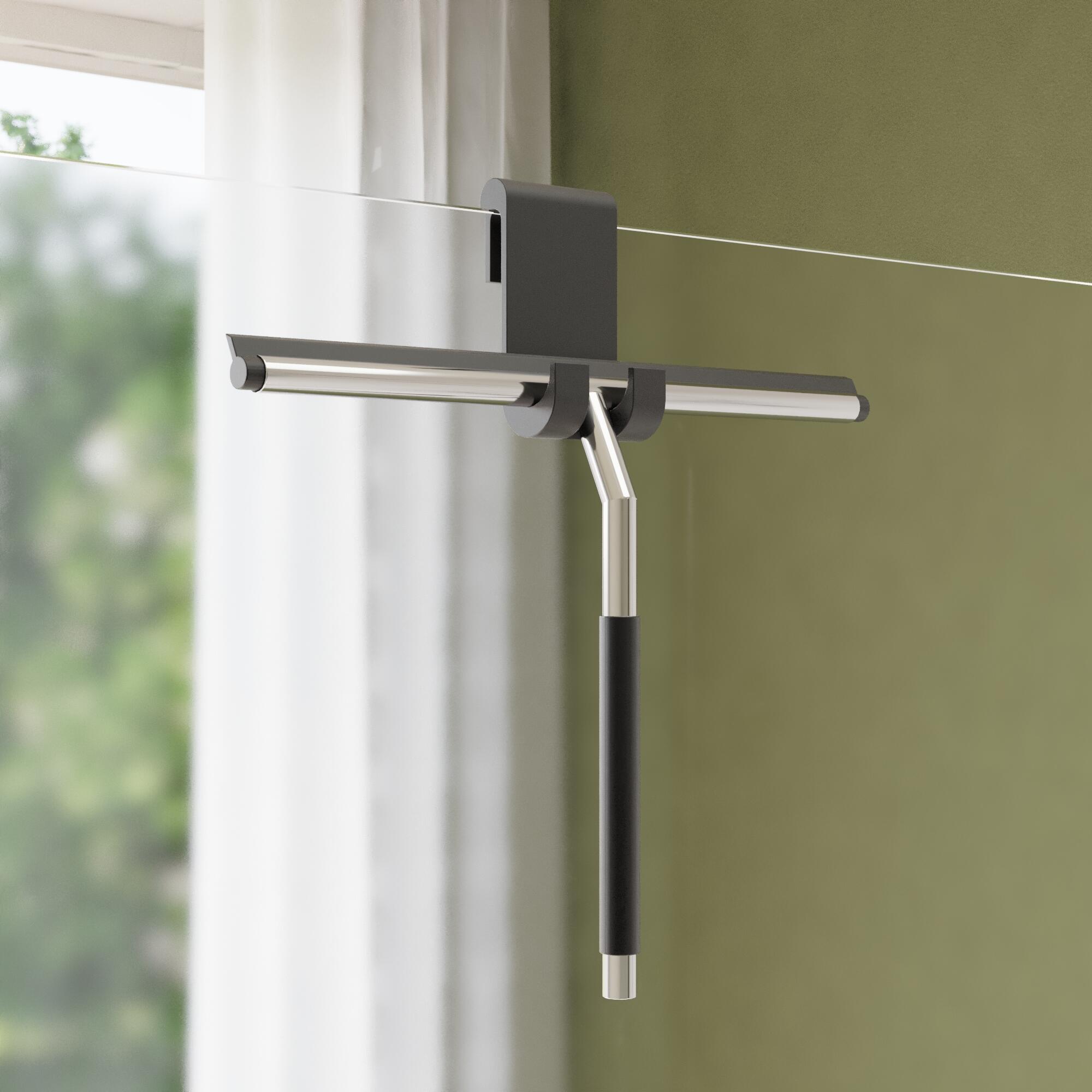 Raclette pour porte de douche à suspendre Remix chrome - 2