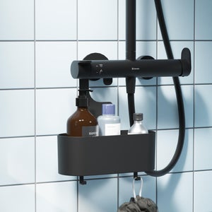 TENDANCE 9111102 Serviteur De Douche En Métal Chrome