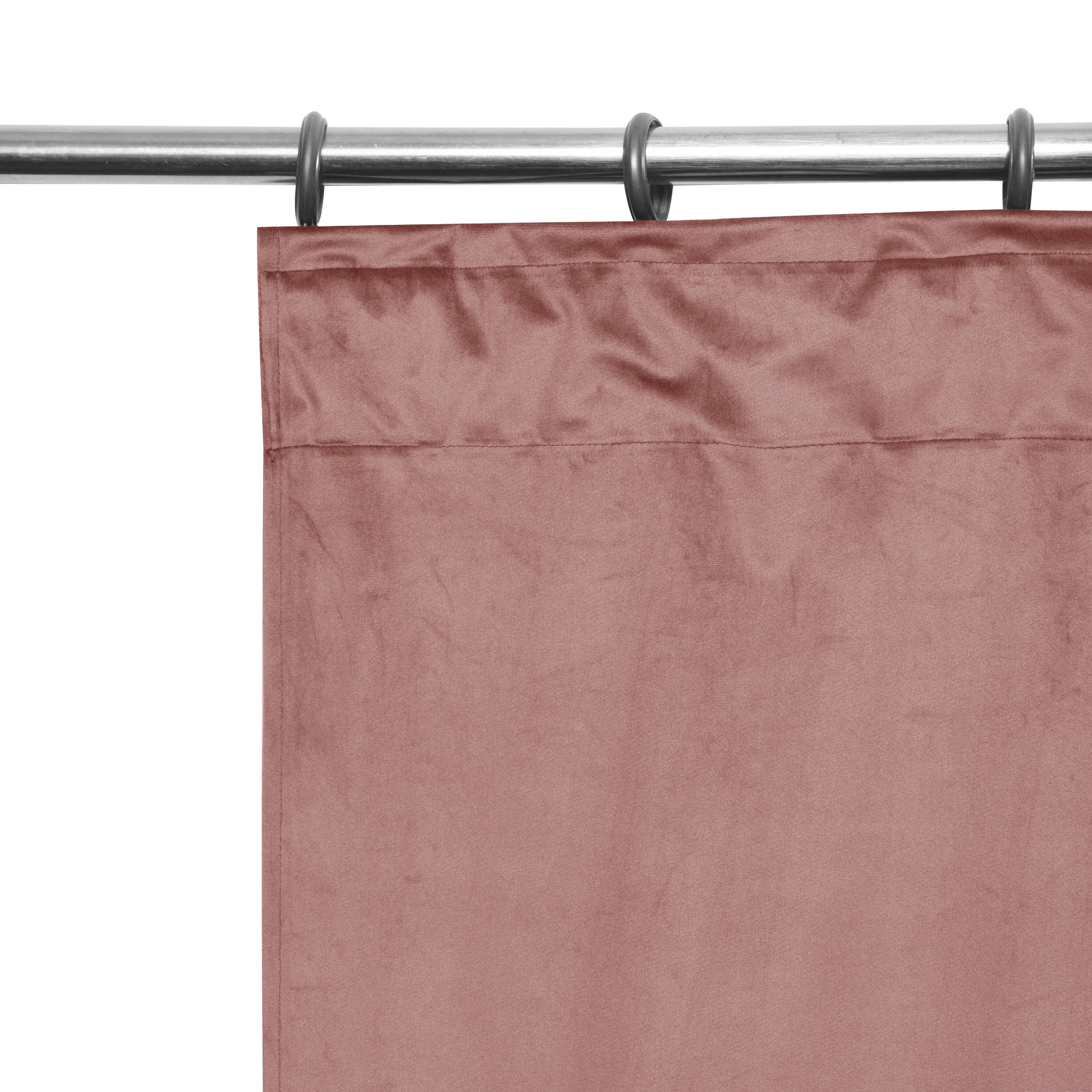 Zasłona welurowa Tony różowa 200 x 280 cm na taśmie Inspire - 8