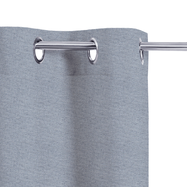 Rideau occultant thermique, Dagmar, gris H.280 x l.140 cm INSPIRE