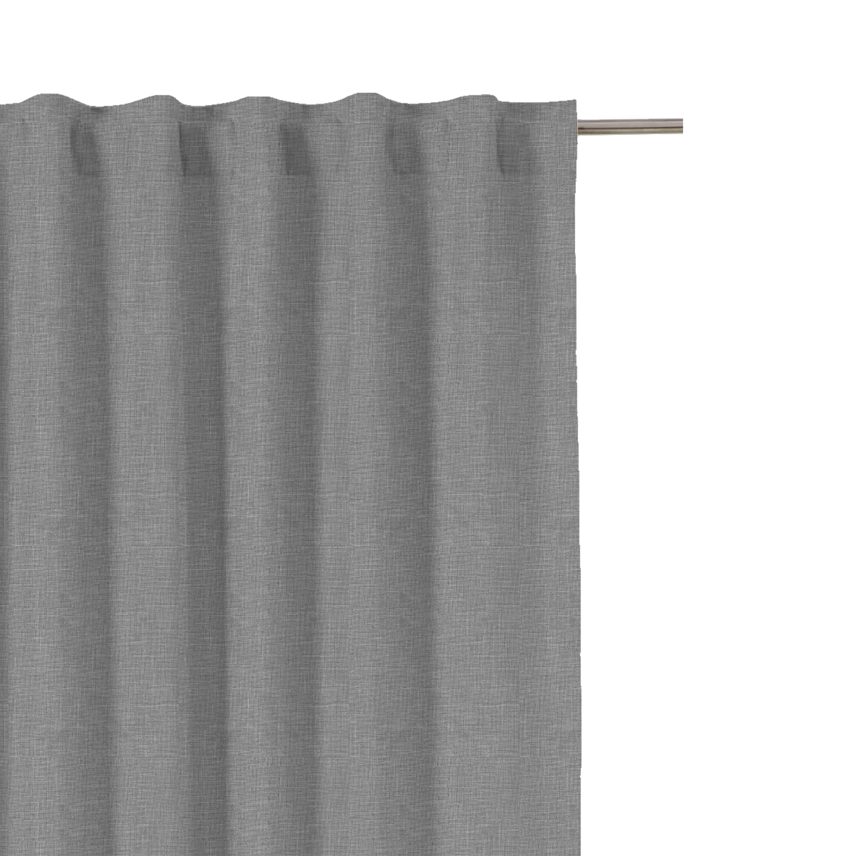 Cortinado fita e/ou presilha Raspberry 140x280cm cinzento Inspire - 5
