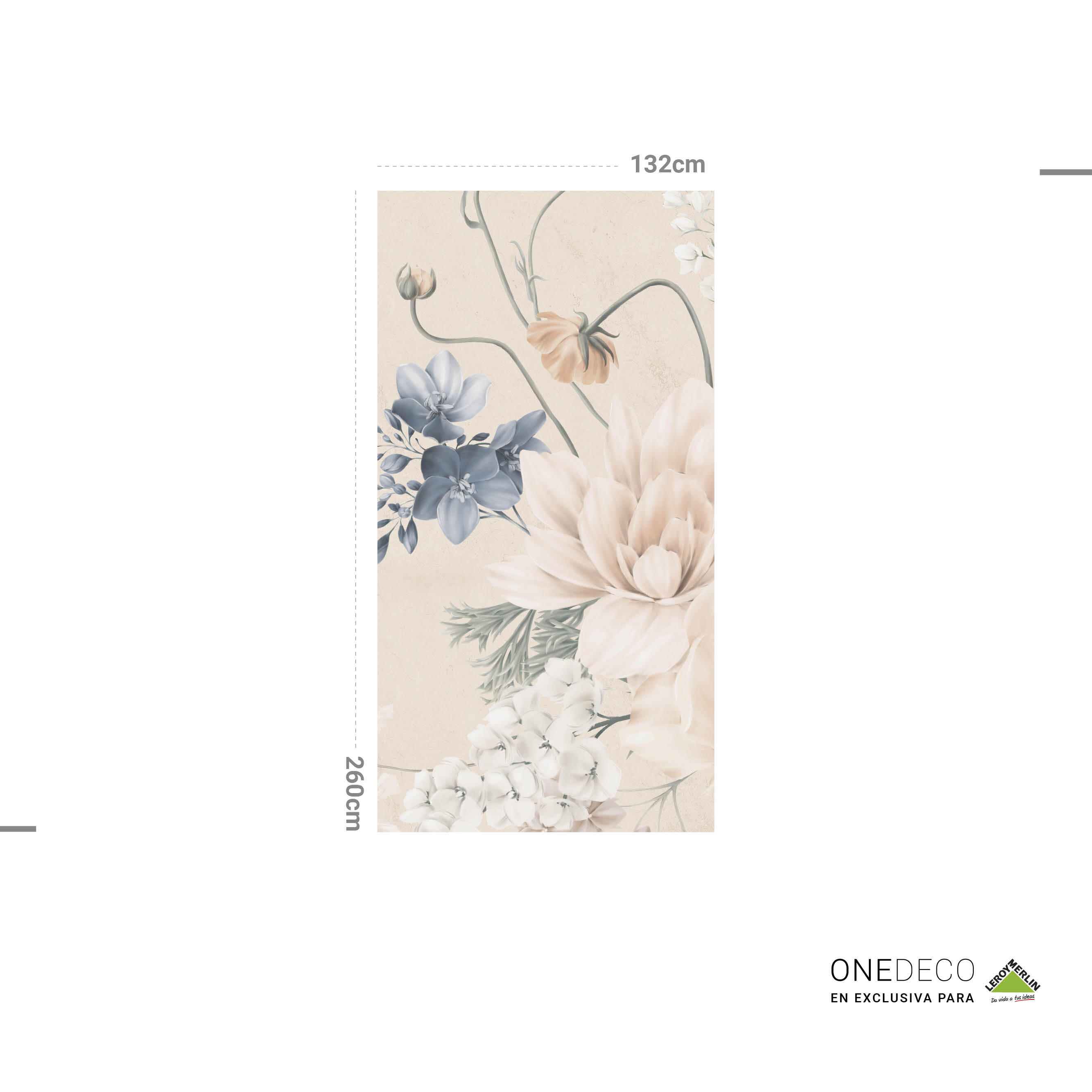 Mural adhesivo Pvc texturado limpieza con paño húmedo naturaleza My Place naranja 132 x 260 cm MOTIF - 5