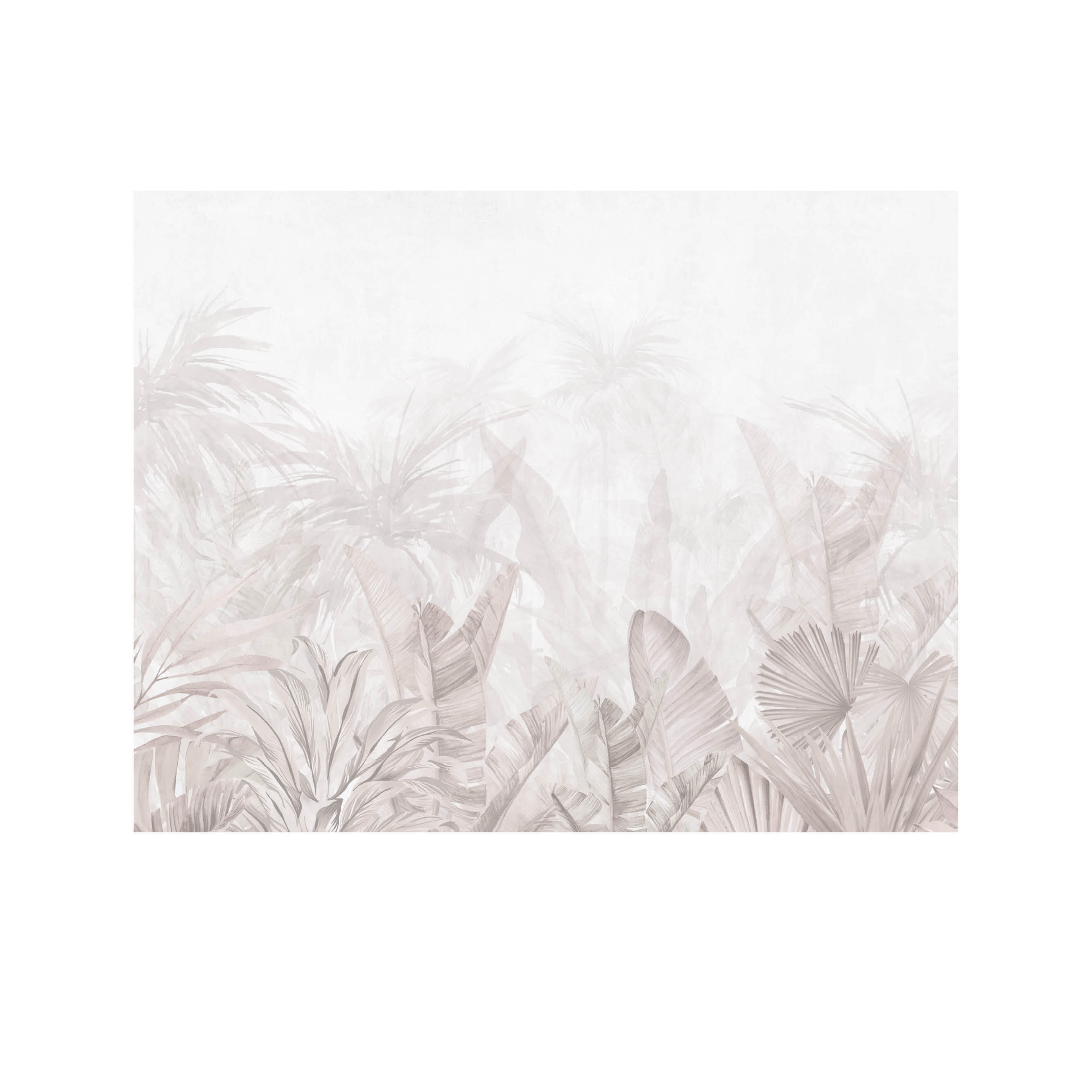 Mural adhesivo Pvc texturado limpieza con paño húmedo naturaleza Tropical Seen marrón 321 x 260 cm MOTIF - 3