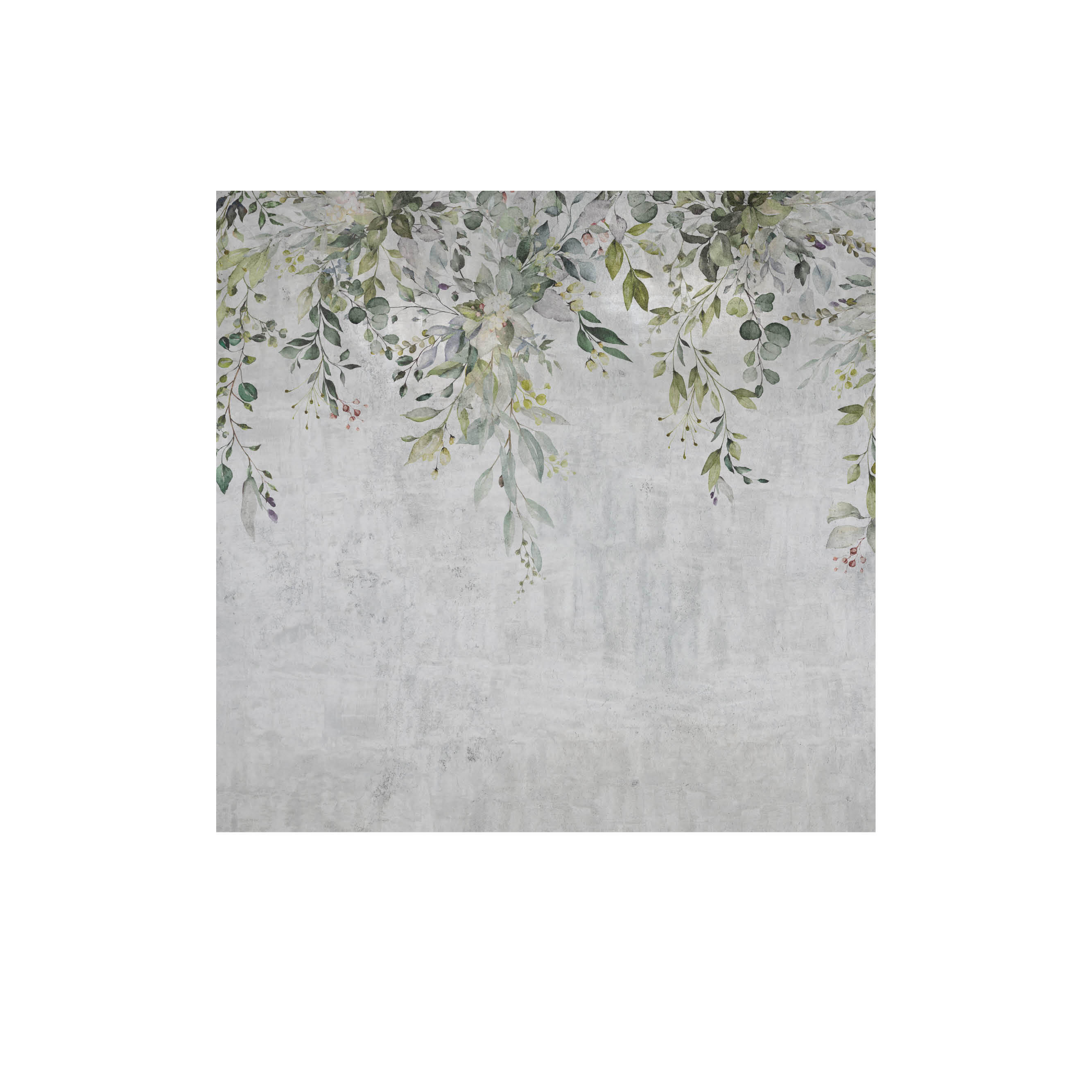 Mural adhesivo Pvc texturado limpieza con paño húmedo naturaleza Folia verde 257 x 260 cm MOTIF - 3