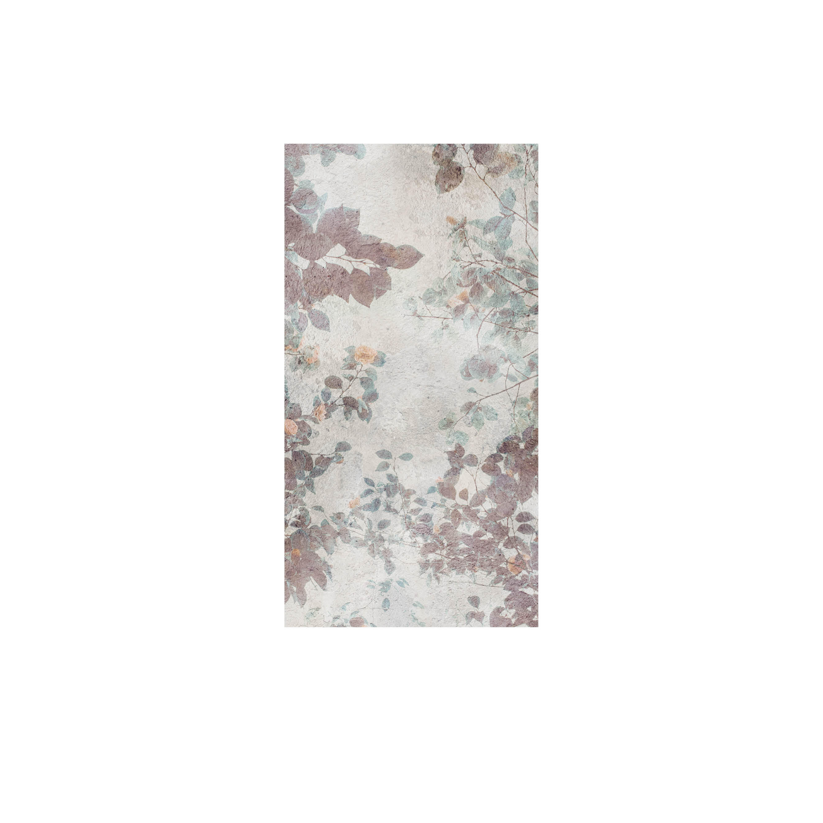 Mural adhesivo textil liso lavable naturaleza Hojas verde 132 x 260 cm MOTIF - 3