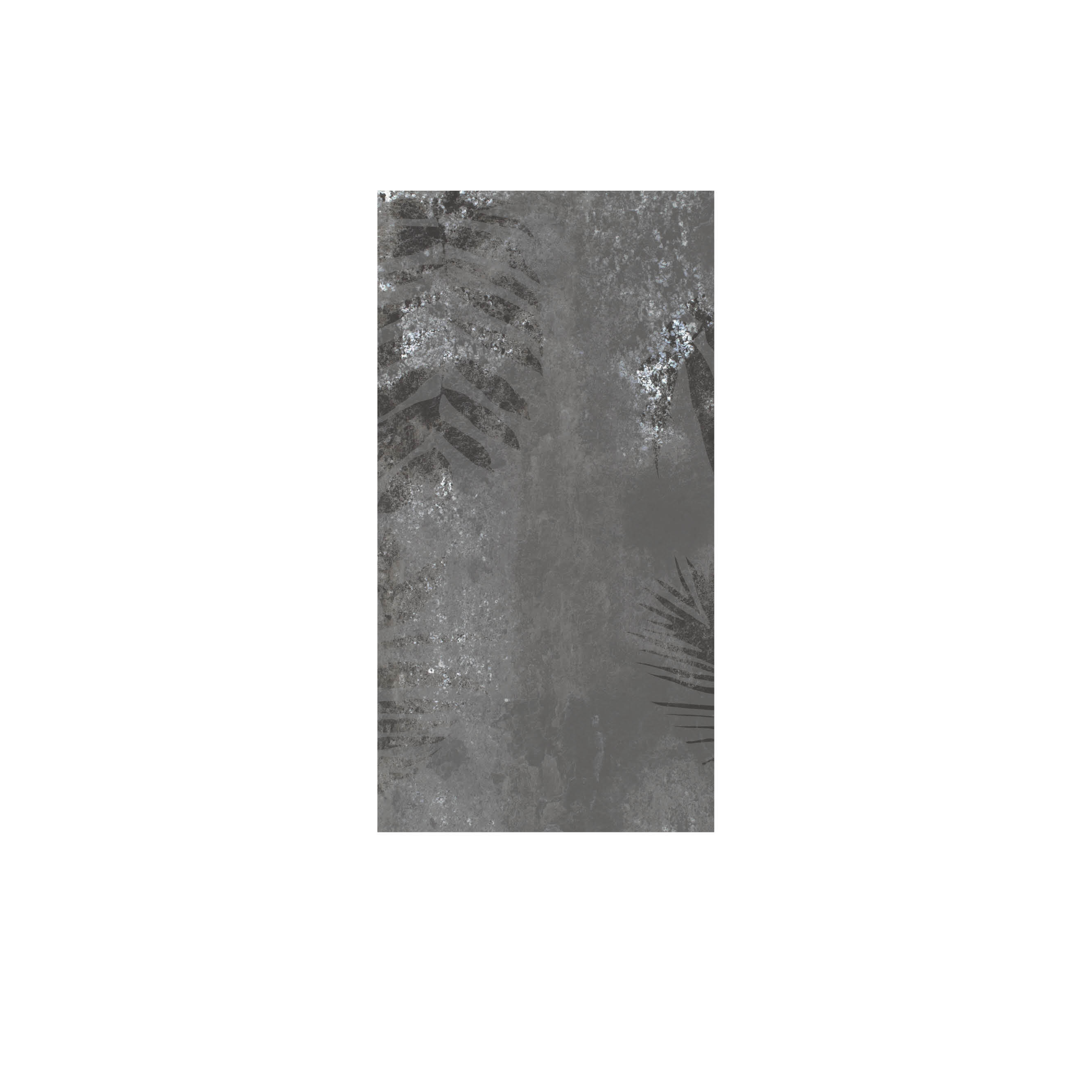 Mural adhesivo textil liso lavable abstracto Metal Leave azul 132 x 260 cm MOTIF - 2