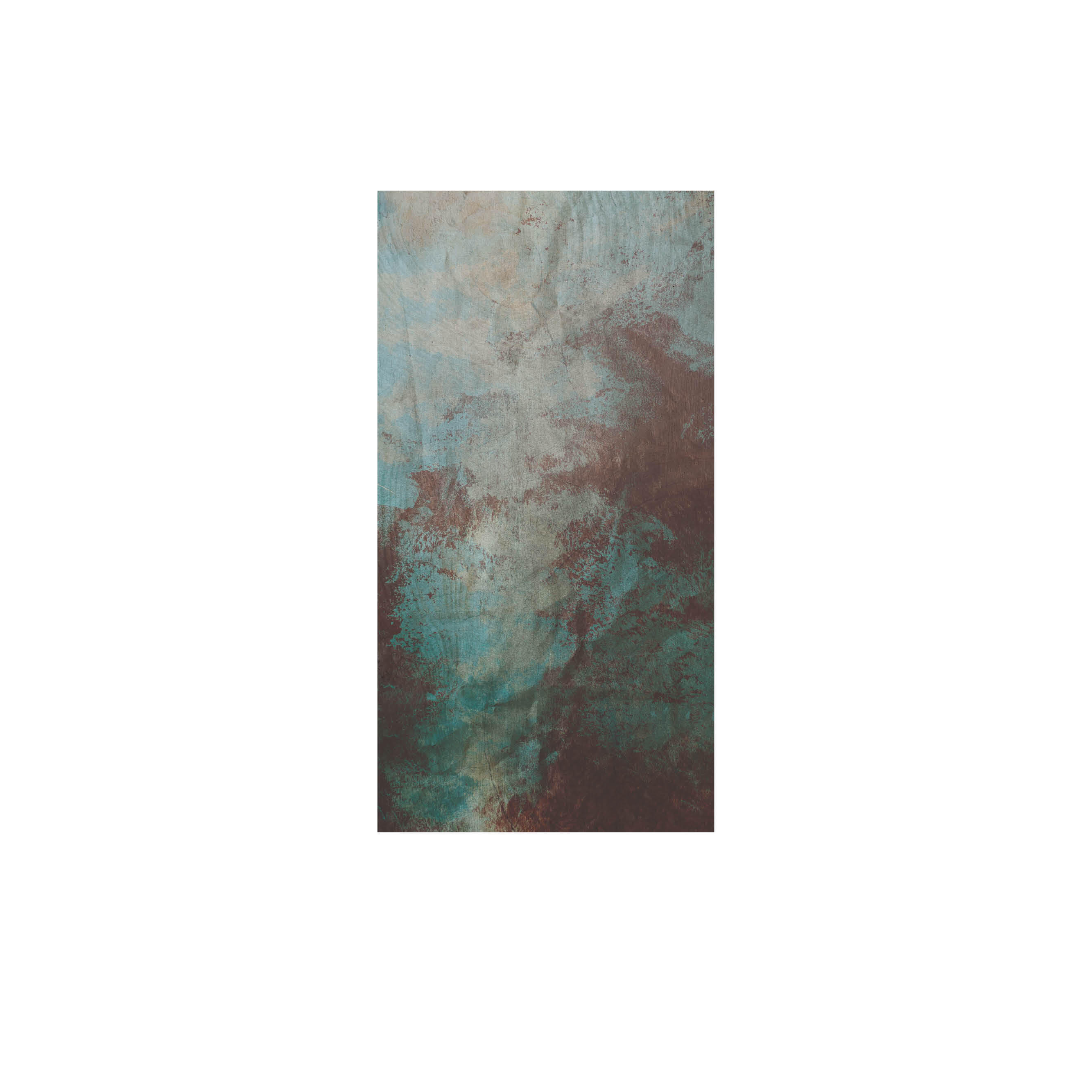 Mural Madera y Óxido azul de 132 x 260 cm. Textil liso. Apto para cocinas y baños. Lavable. Material de la base: Textil y método de pegado: Autoadherente. MOTIF - 14