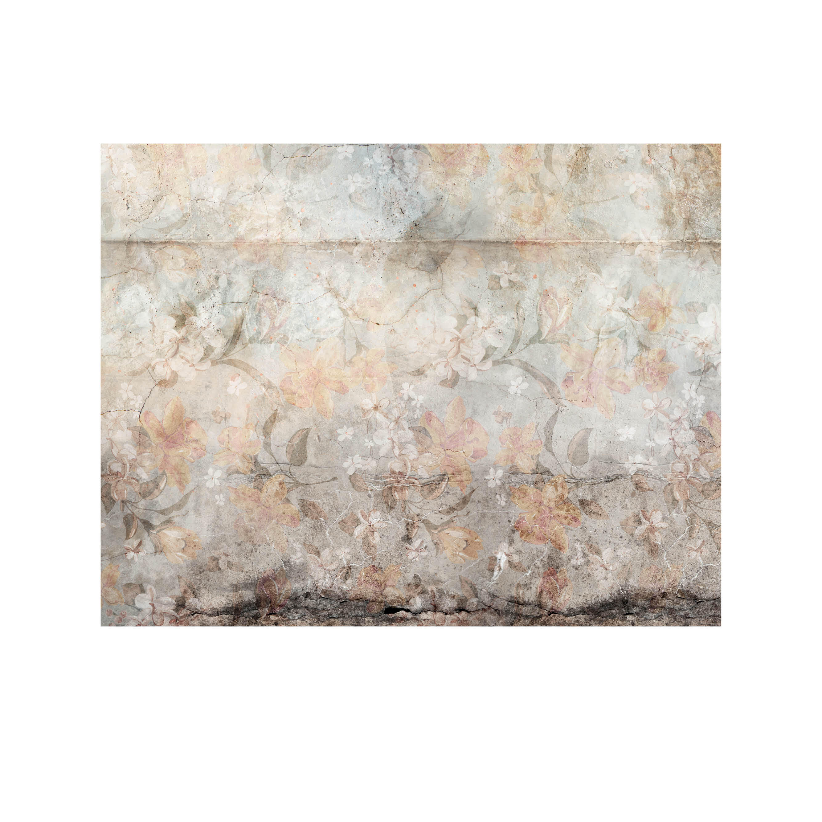 Mural adhesivo textil liso lavable naturaleza Néctar rosa 321 x 260 cm MOTIF - 2
