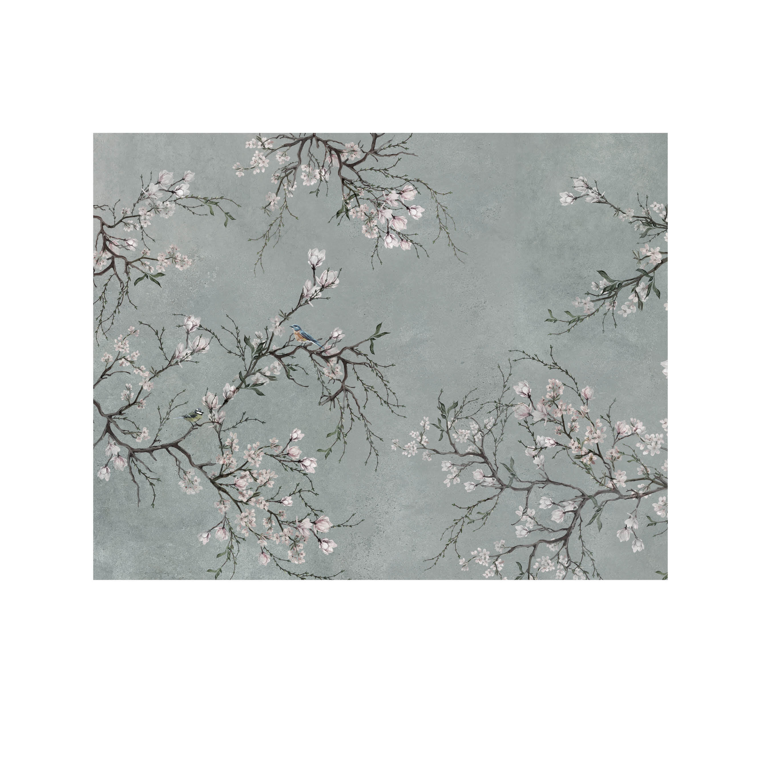 Mural adhesivo textil liso lavable naturaleza Osaka marrón 321 x 250 cm MOTIF - 3