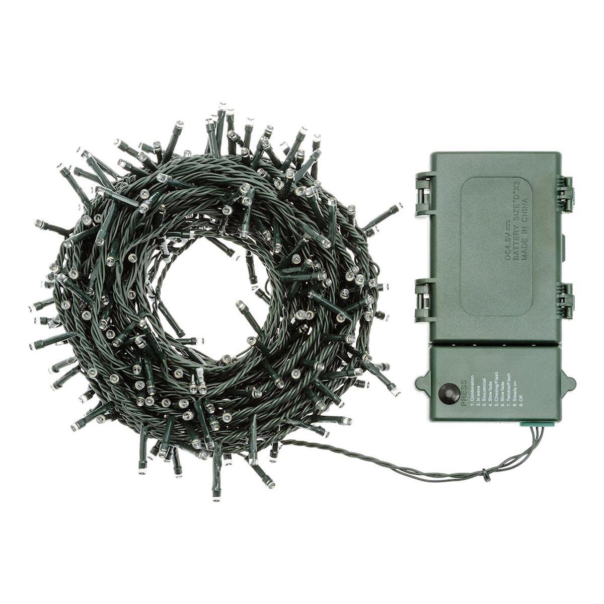 Filo di luci di natale 300 lampadine LED multicolore 12 m programmabile - 2